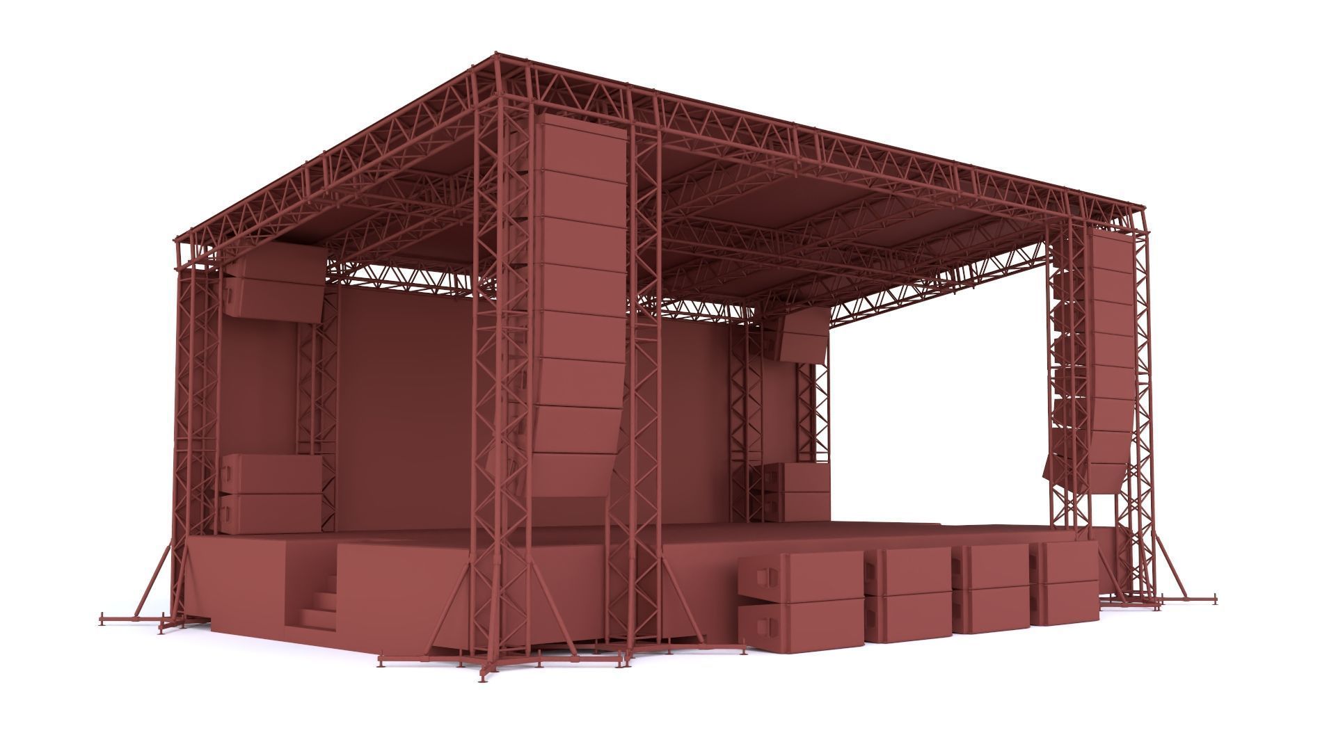 Concert Stage 07 3D model_22