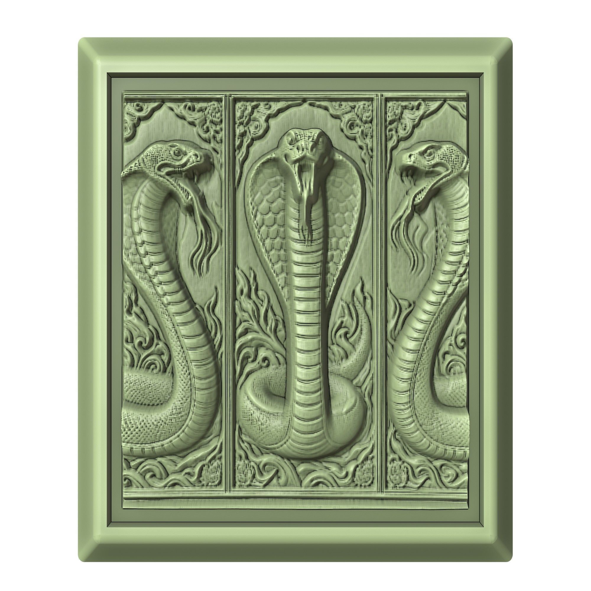 King Cobra Animal 3D print model_2