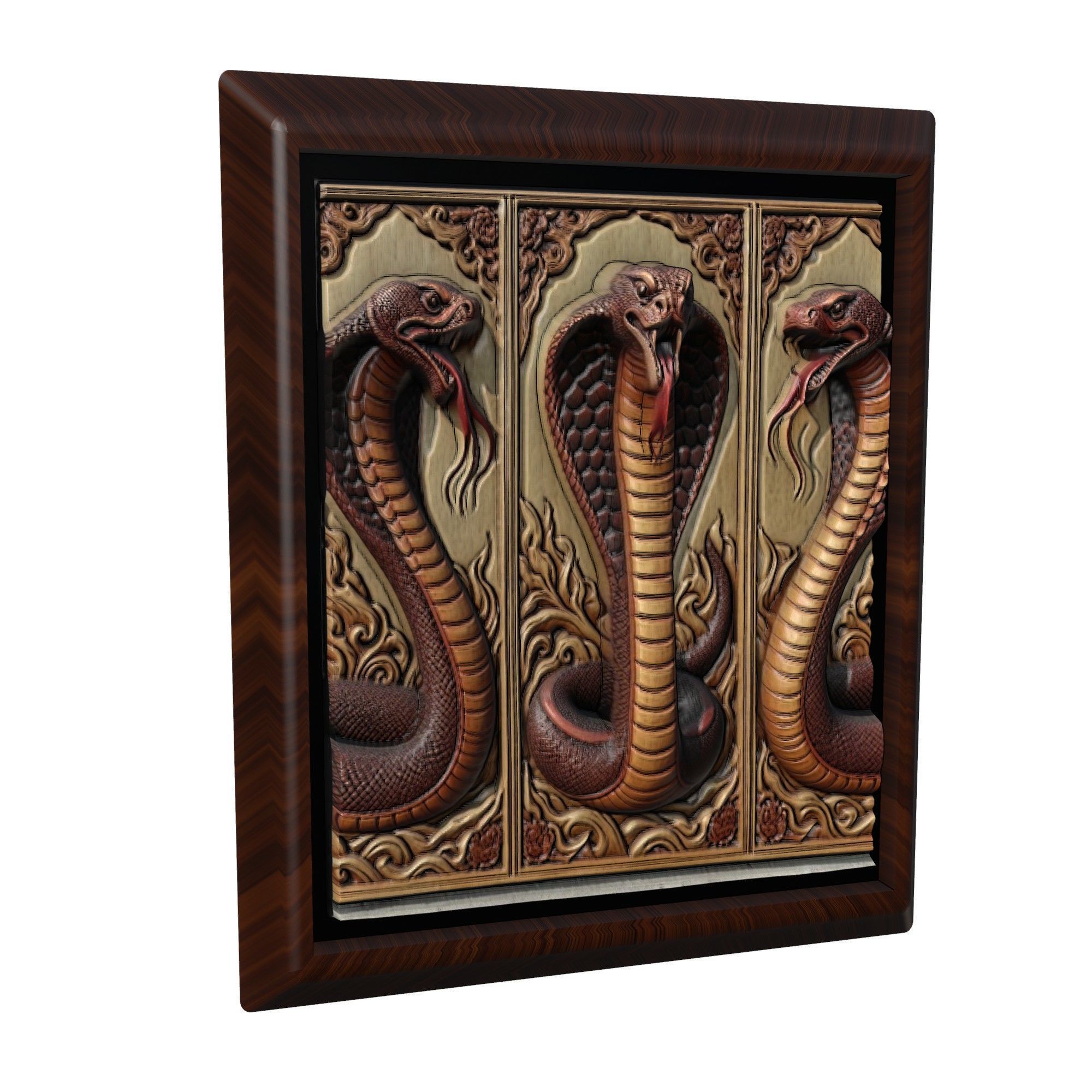 King Cobra Animal 3D print model_1