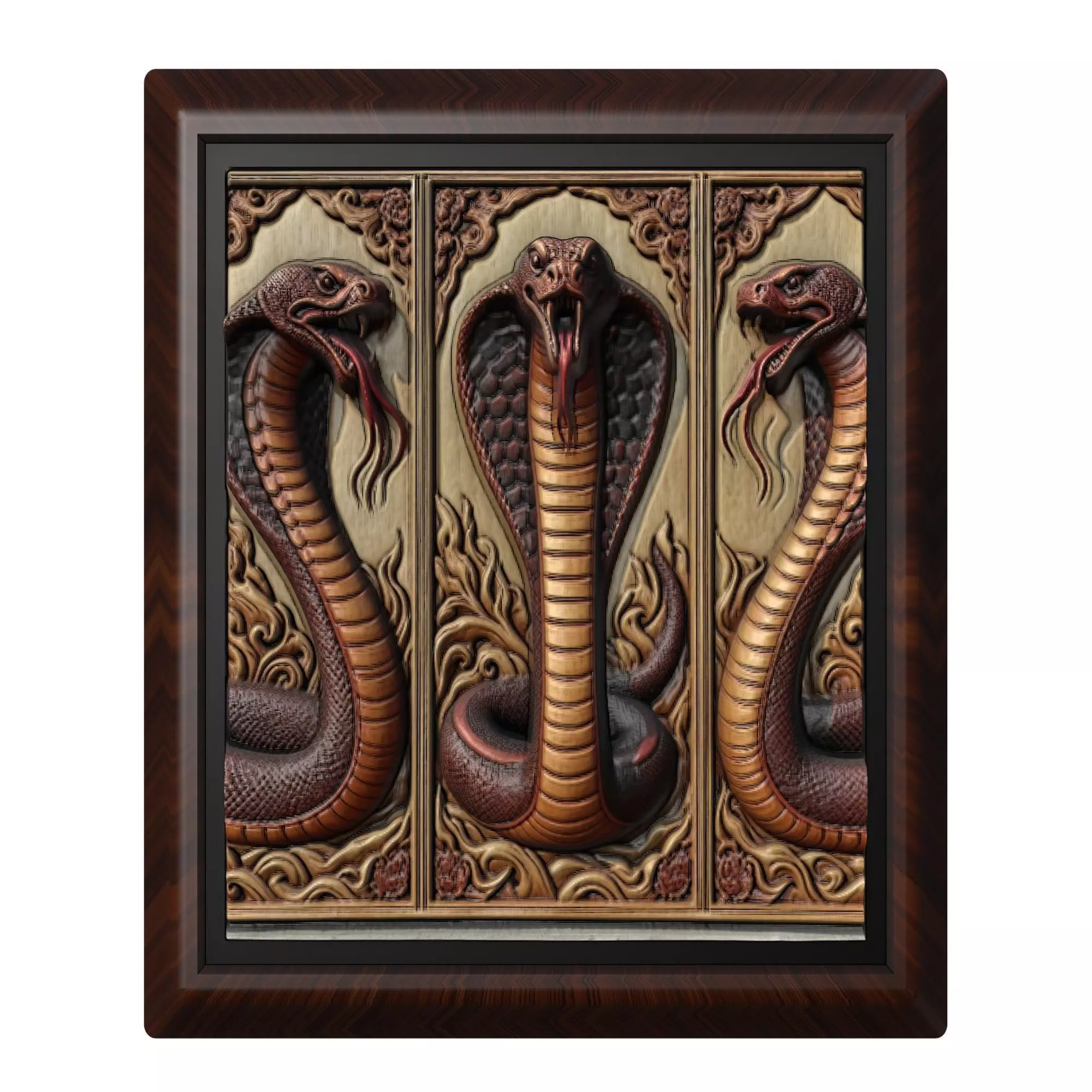 King Cobra Animal 3D print model_0