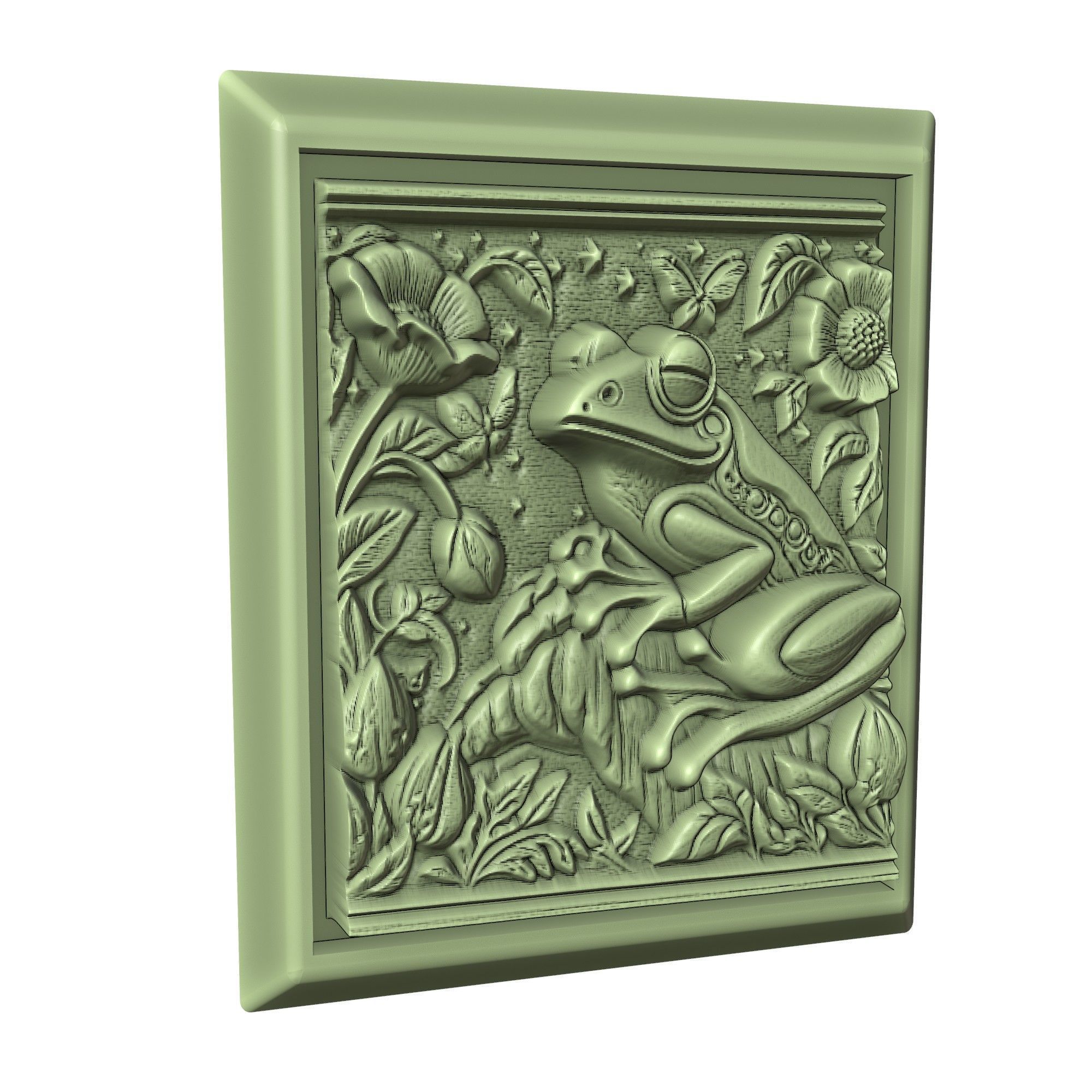 Frog Animal 3D print model_3