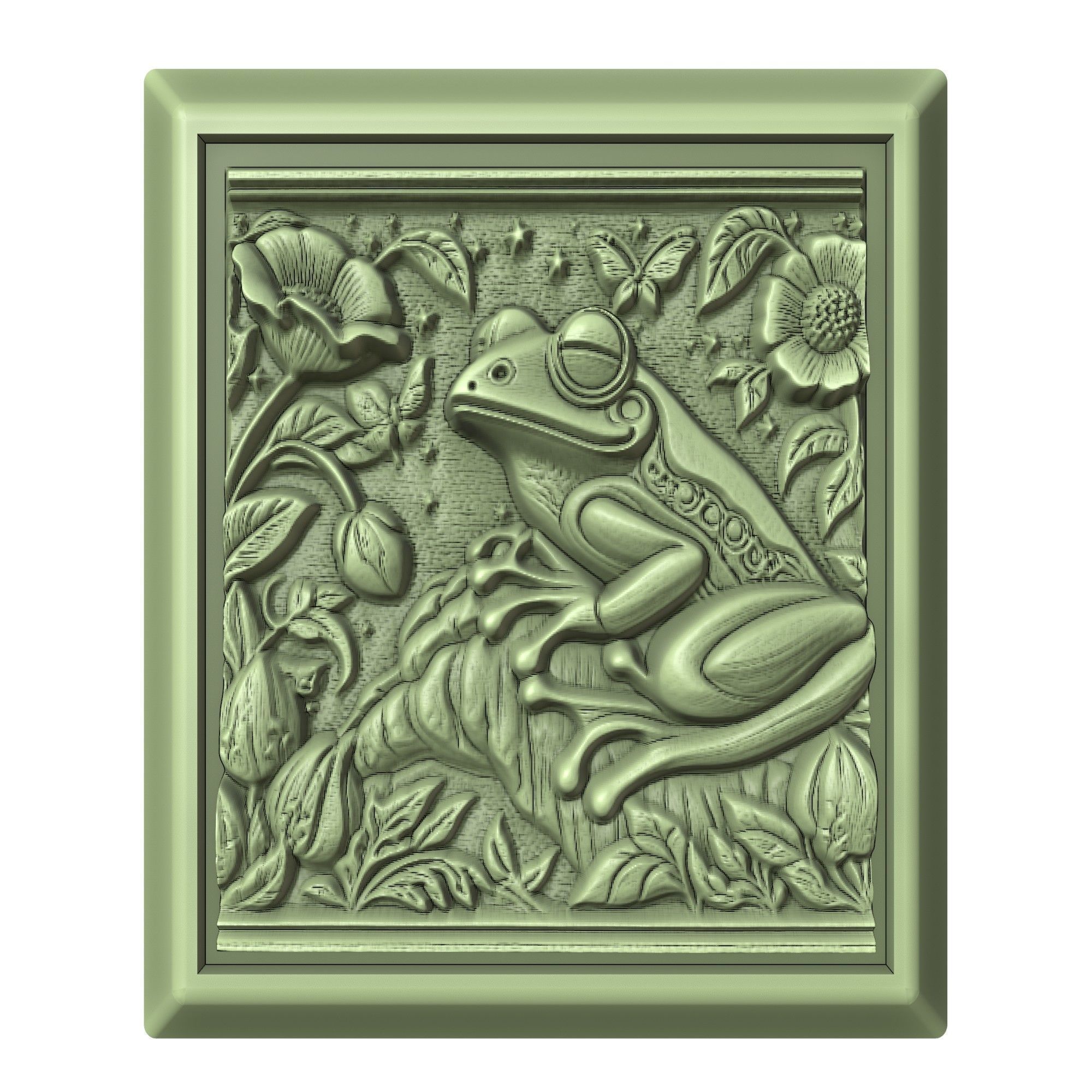 Frog Animal 3D print model_2