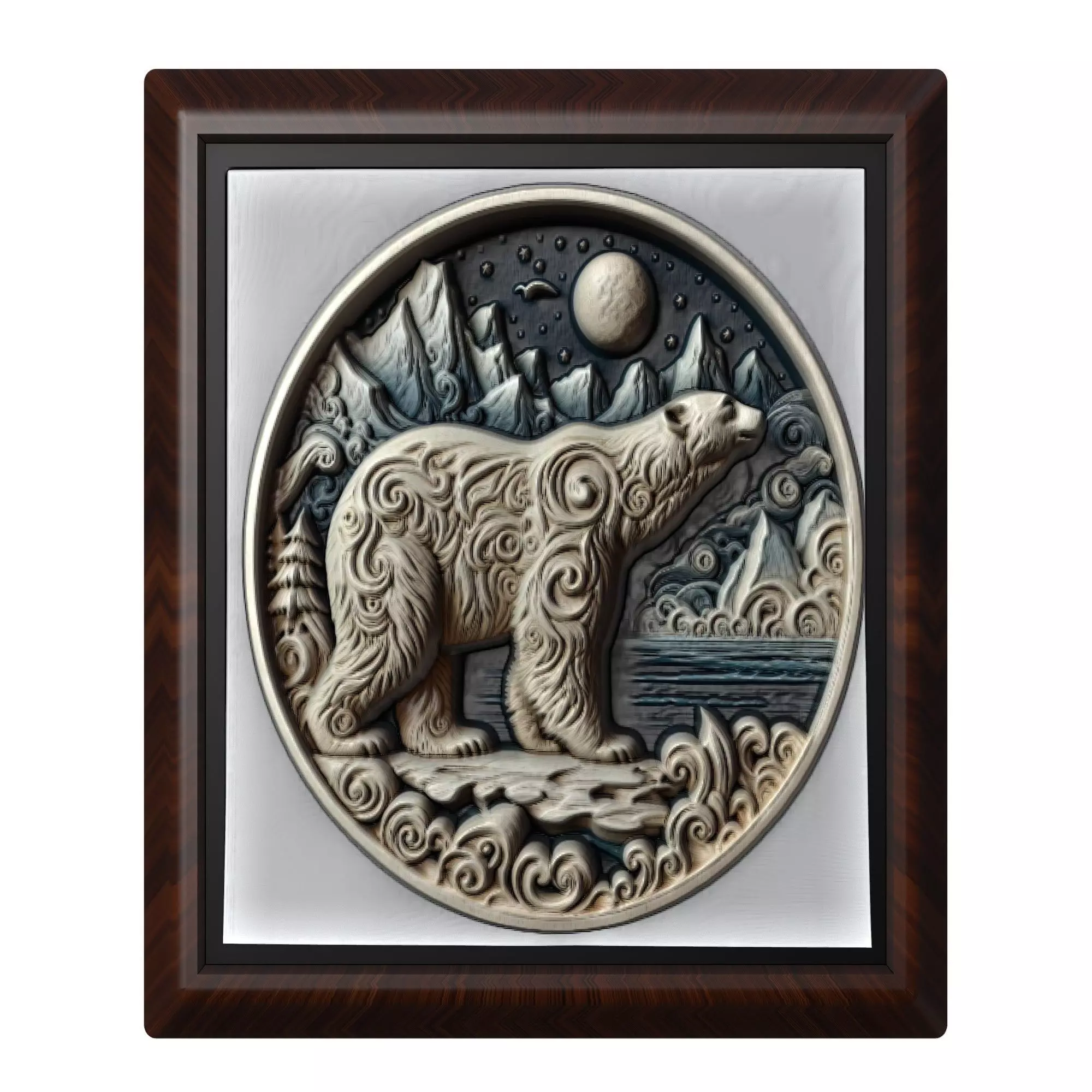 Polar Bear Animal 3D print model_0