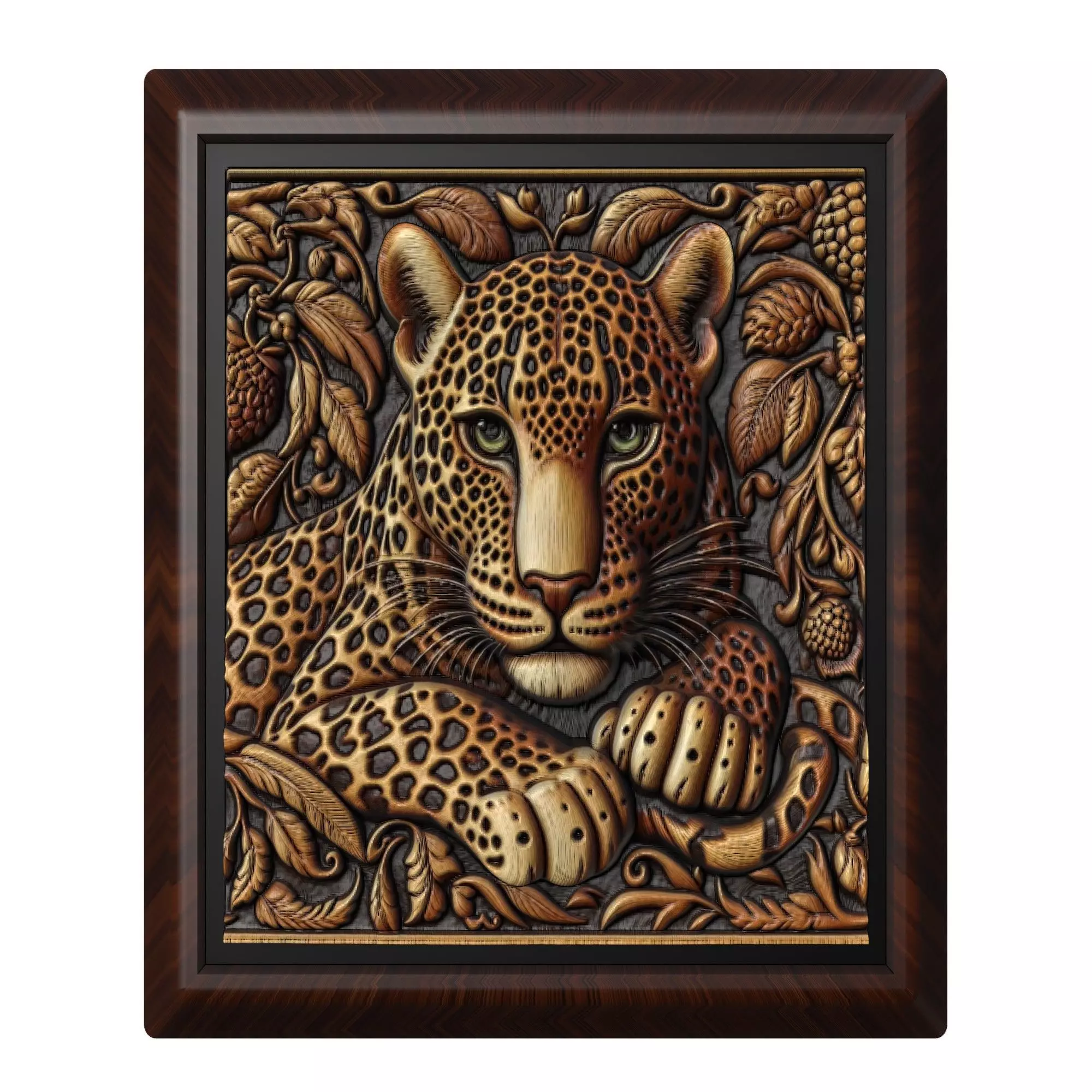 Leopard Animal 3D print model_0