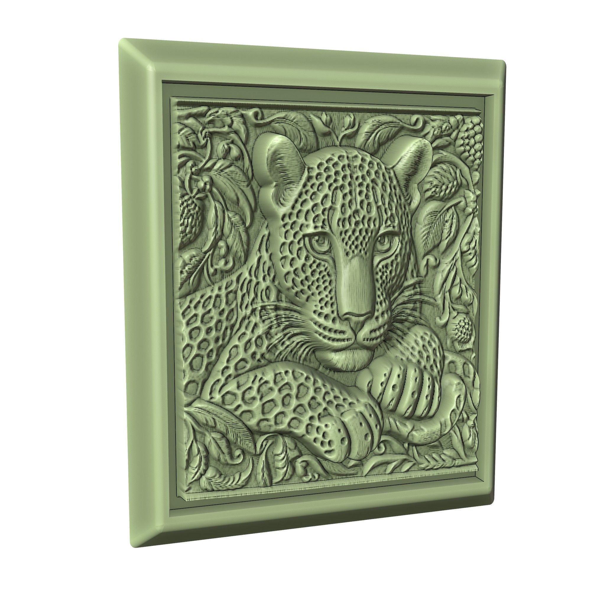 Leopard Animal 3D print model_3