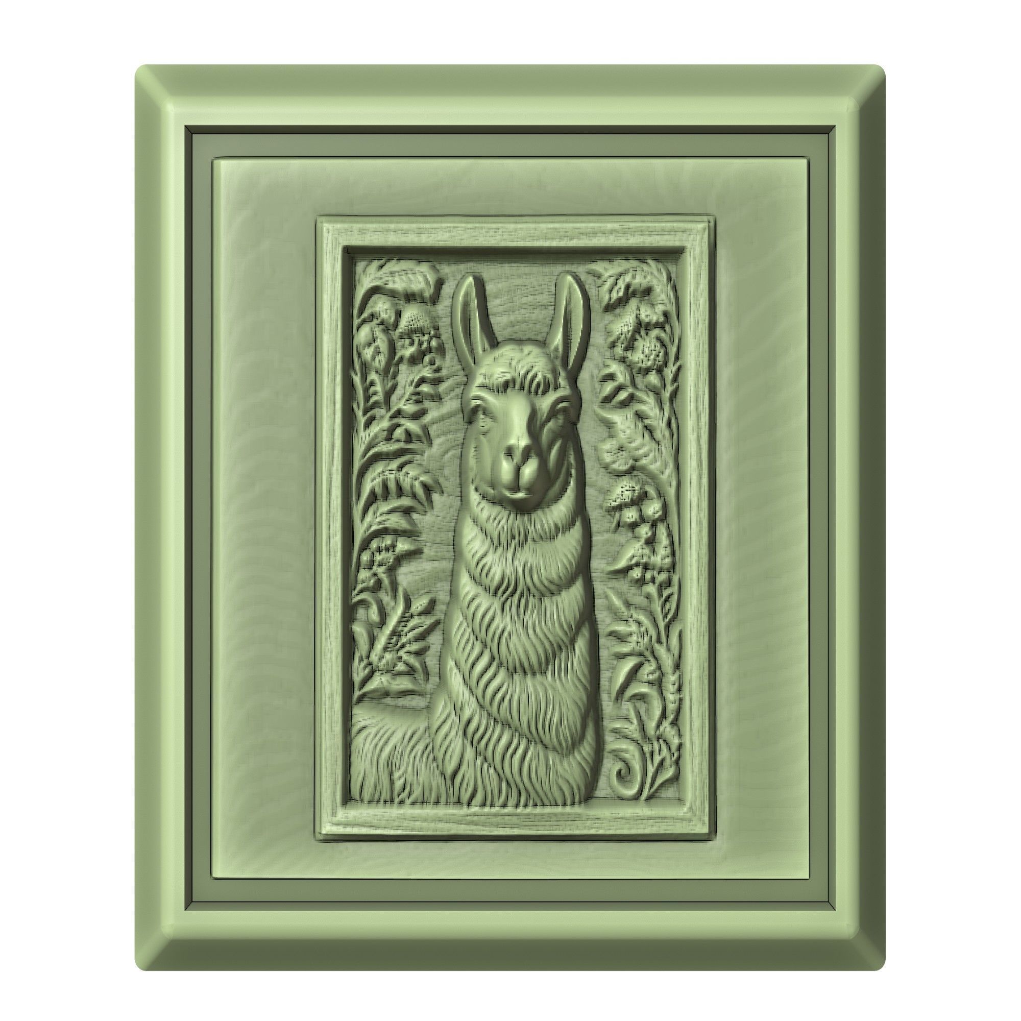 Llama Animal 3D print model_2