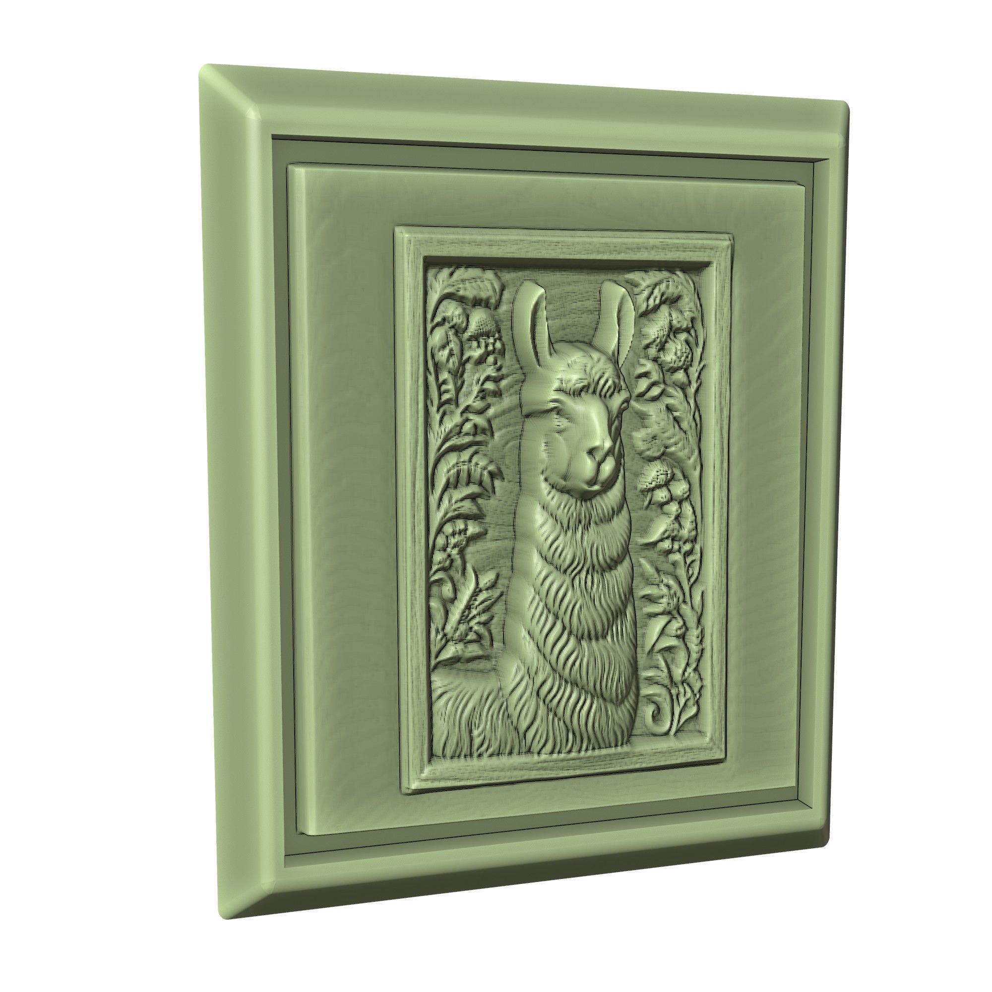 Llama Animal 3D print model_3
