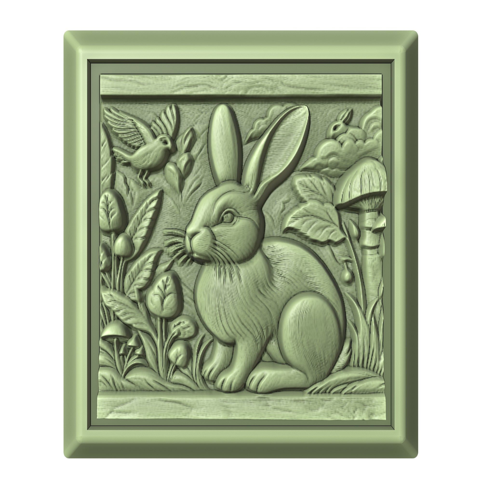 Rabbit Animal 3D print model_2