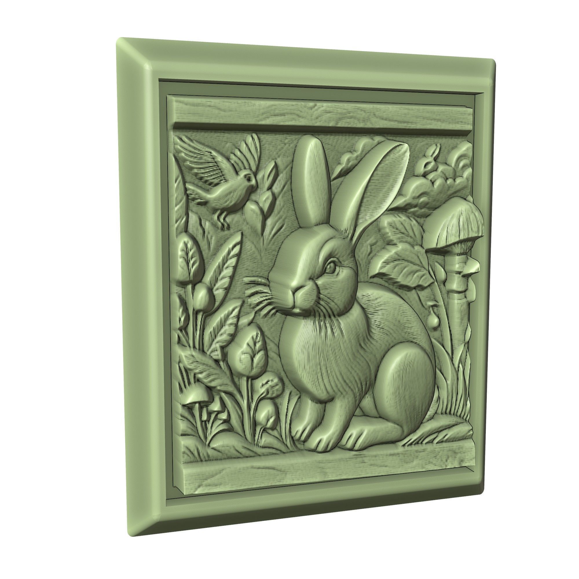 Rabbit Animal 3D print model_3