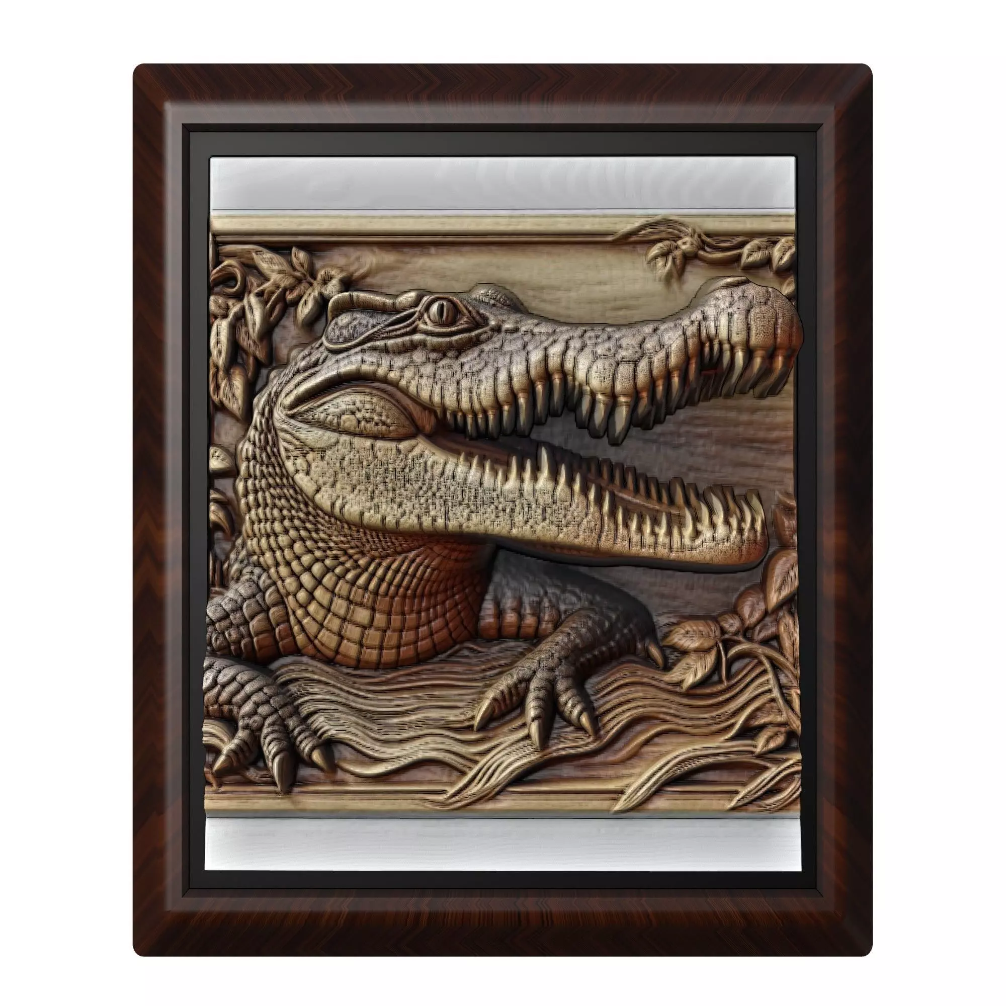 Crocodile Animal 3D print model_0