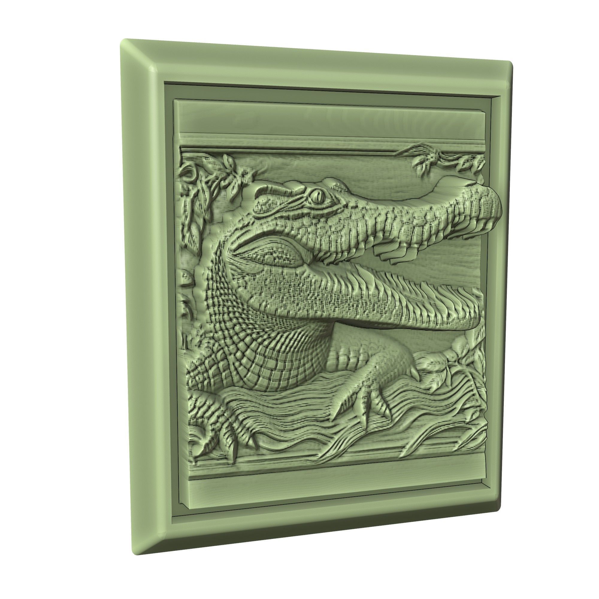 Crocodile Animal 3D print model_3