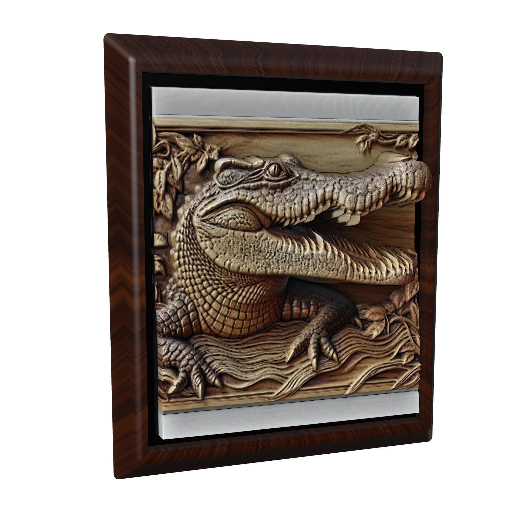 Crocodile Animal 3D print model_1