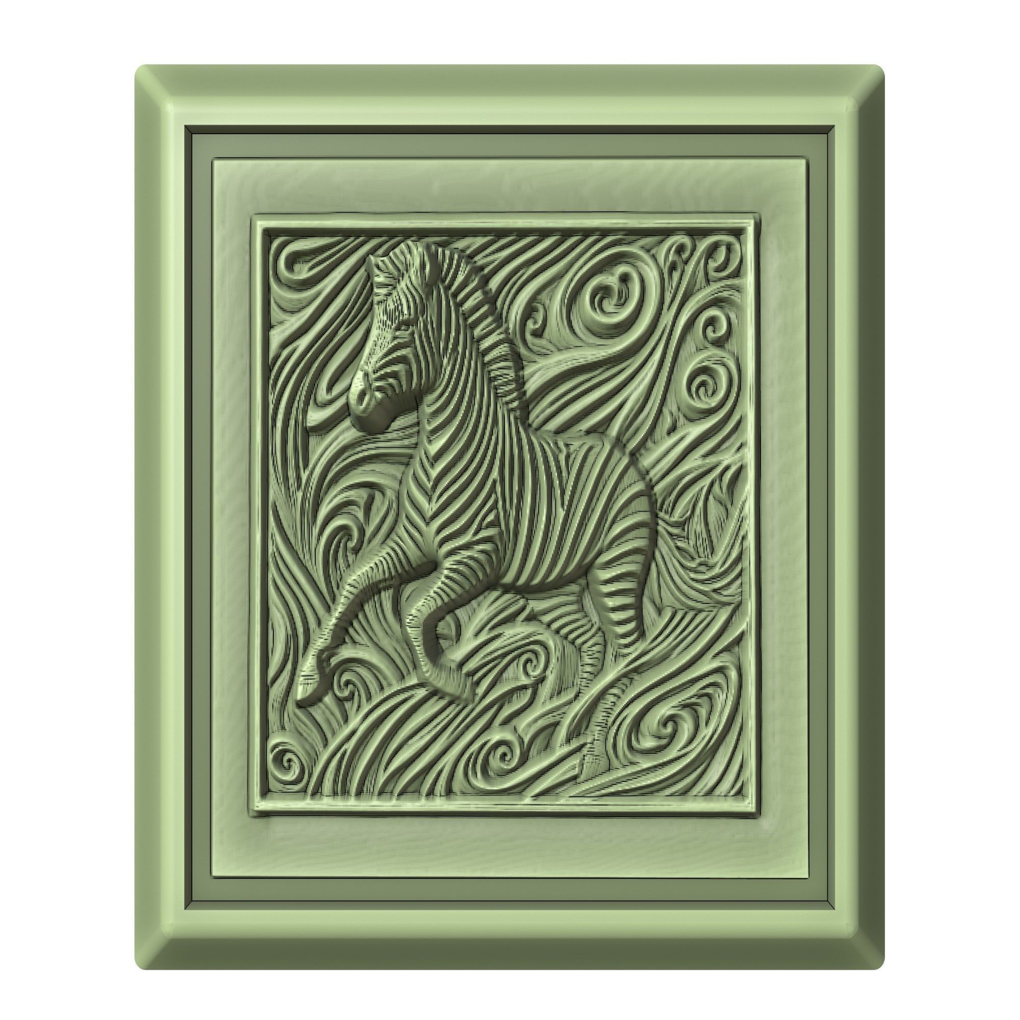 Zebra Animal 3D print model_2