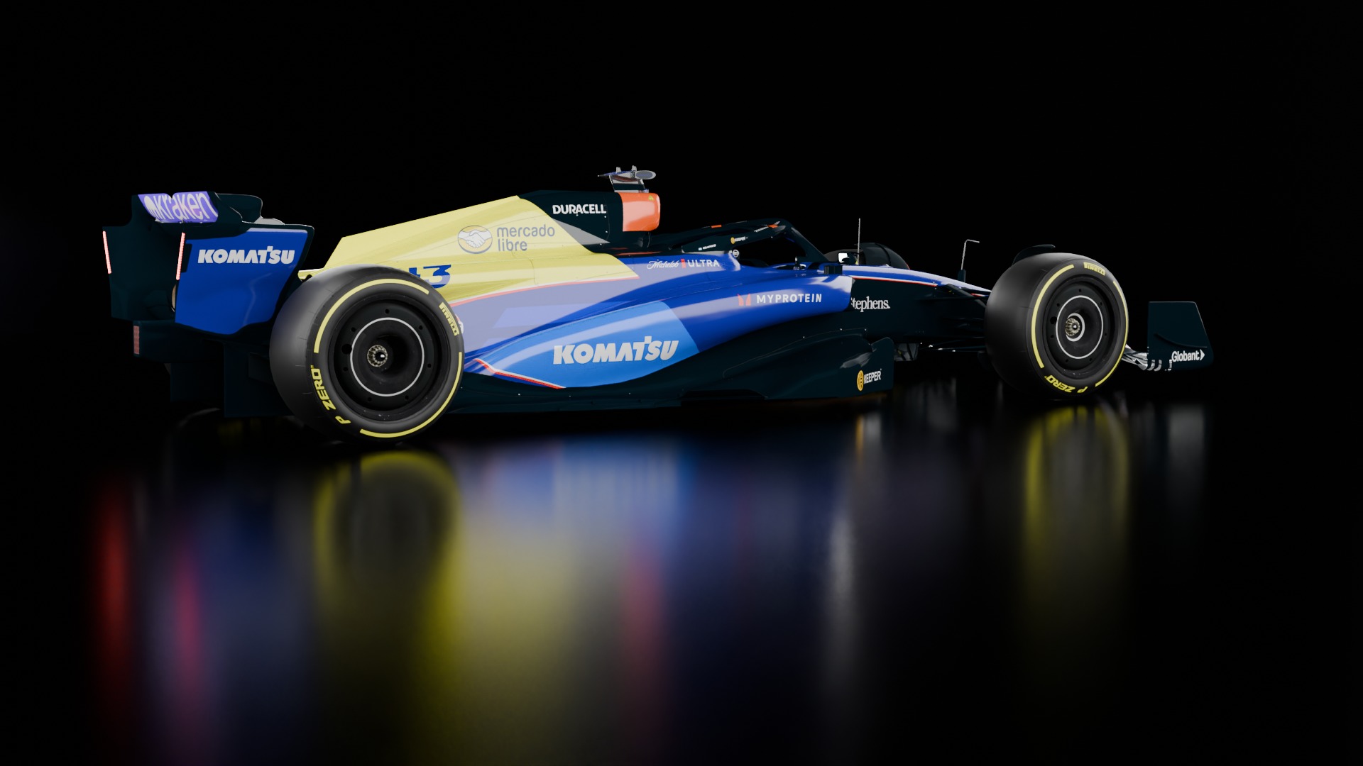 Formula 1 Williams Racing - Franco Colapinto Car 3D model_4