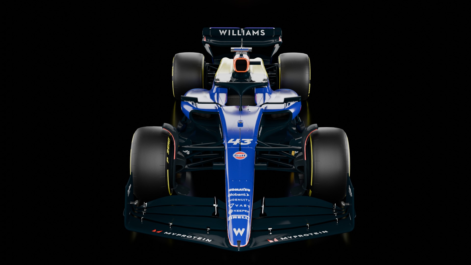 Formula 1 Williams Racing - Franco Colapinto Car 3D model_1