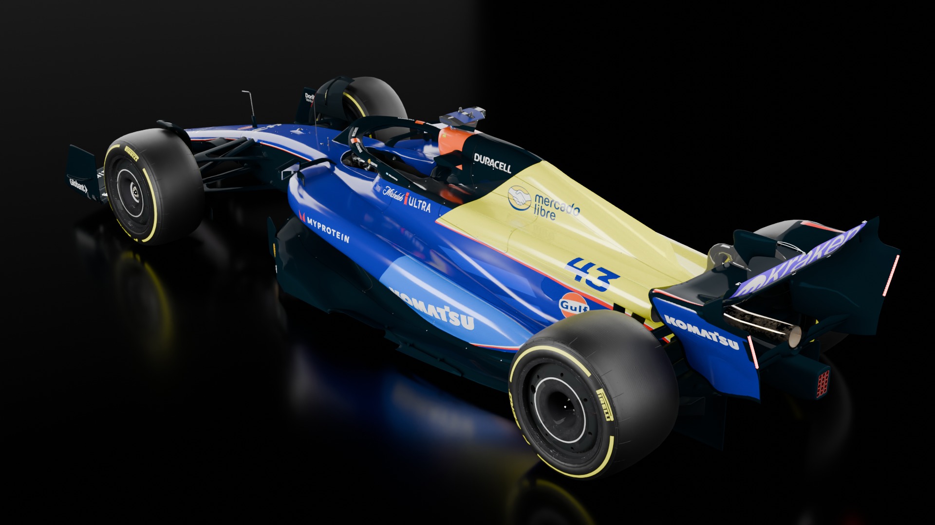 Formula 1 Williams Racing - Franco Colapinto Car 3D model_2