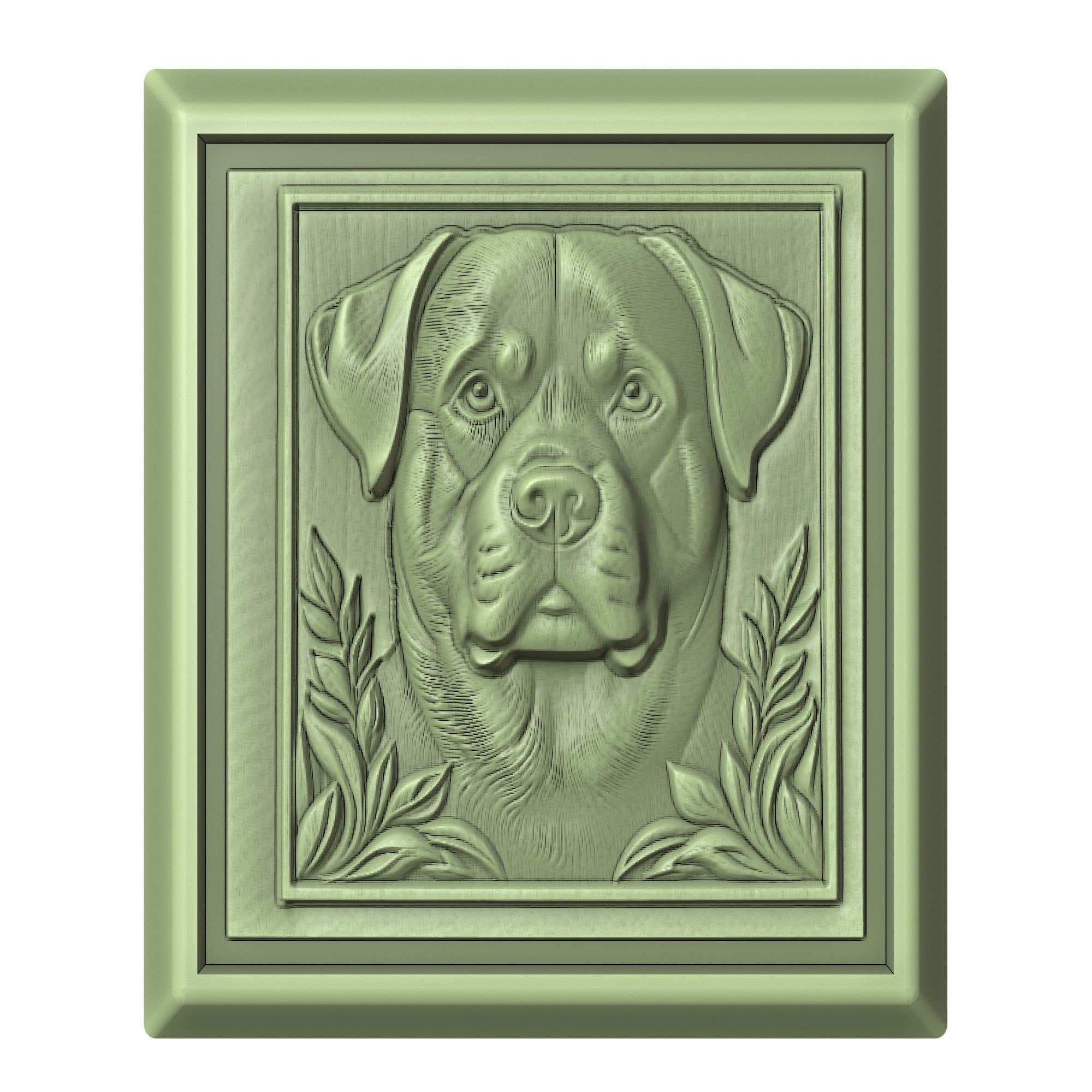 Dog Rottweiler Animal 3D print model_2