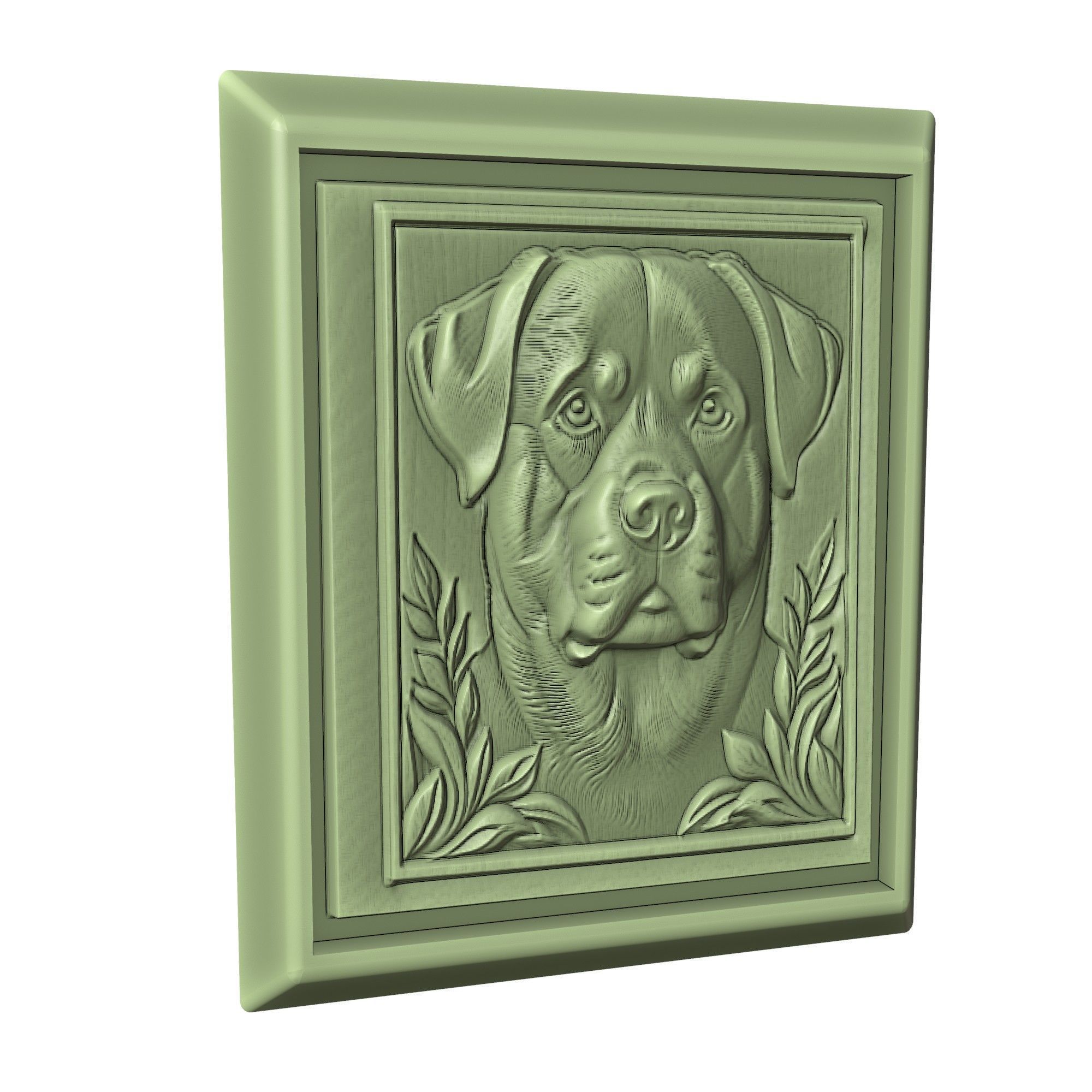 Dog Rottweiler Animal 3D print model_3