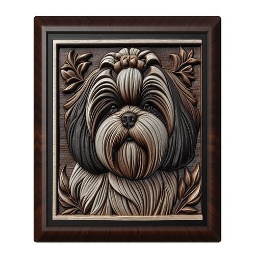 Dog Shih Tzu Animal 3D print model