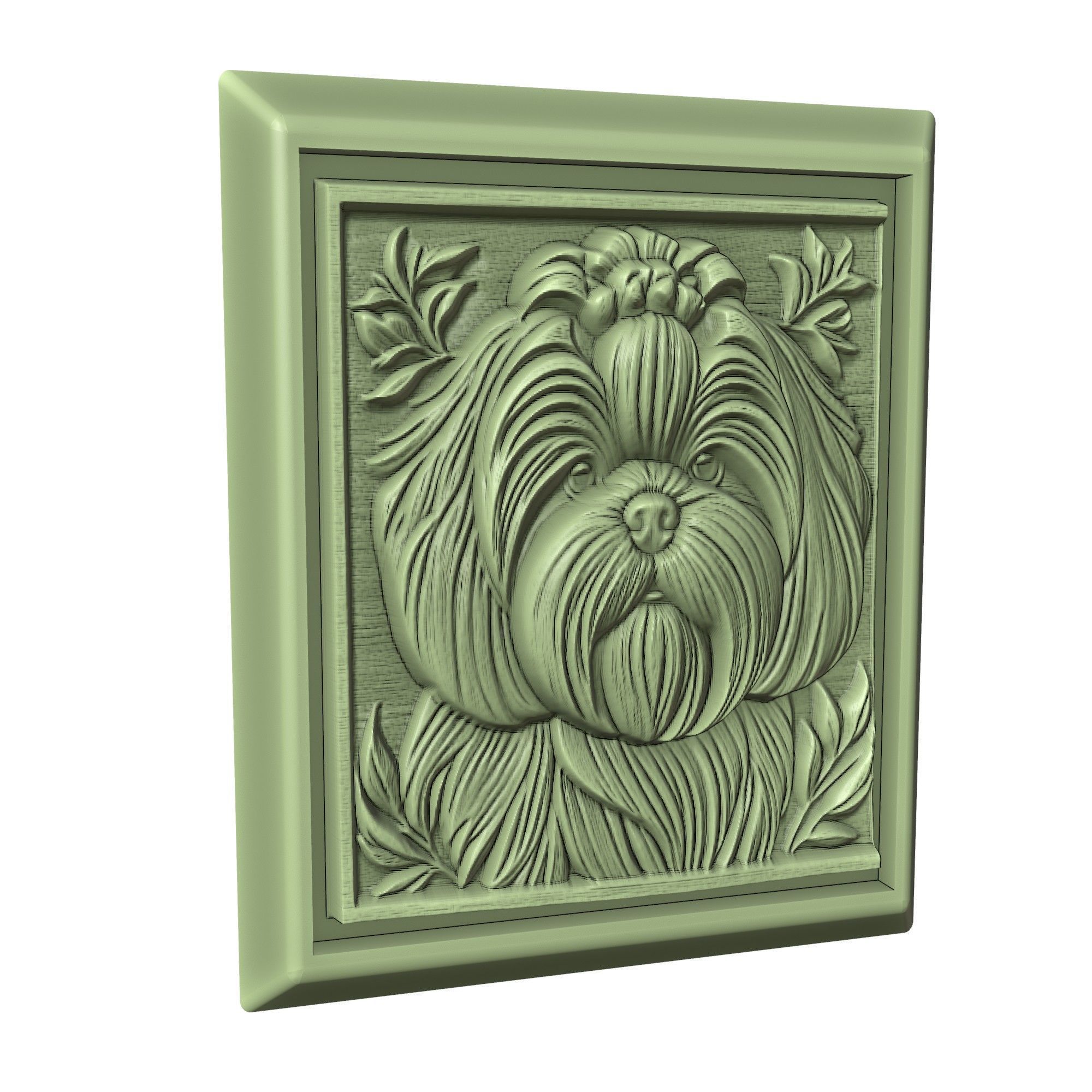 Dog Shih Tzu Animal 3D print model_3