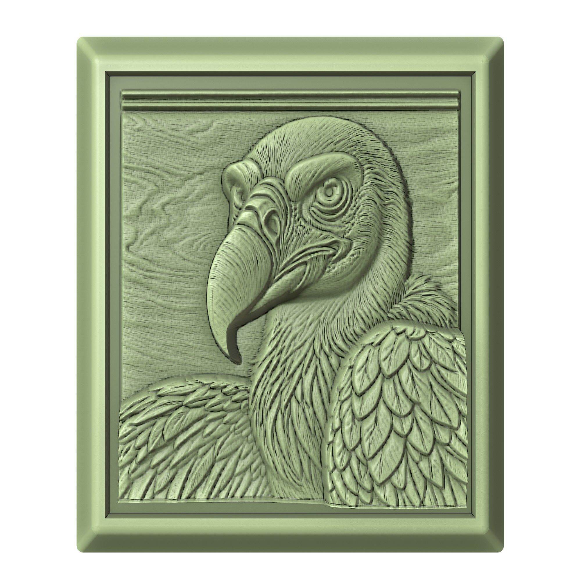 Vulture Animal 3D print model_2