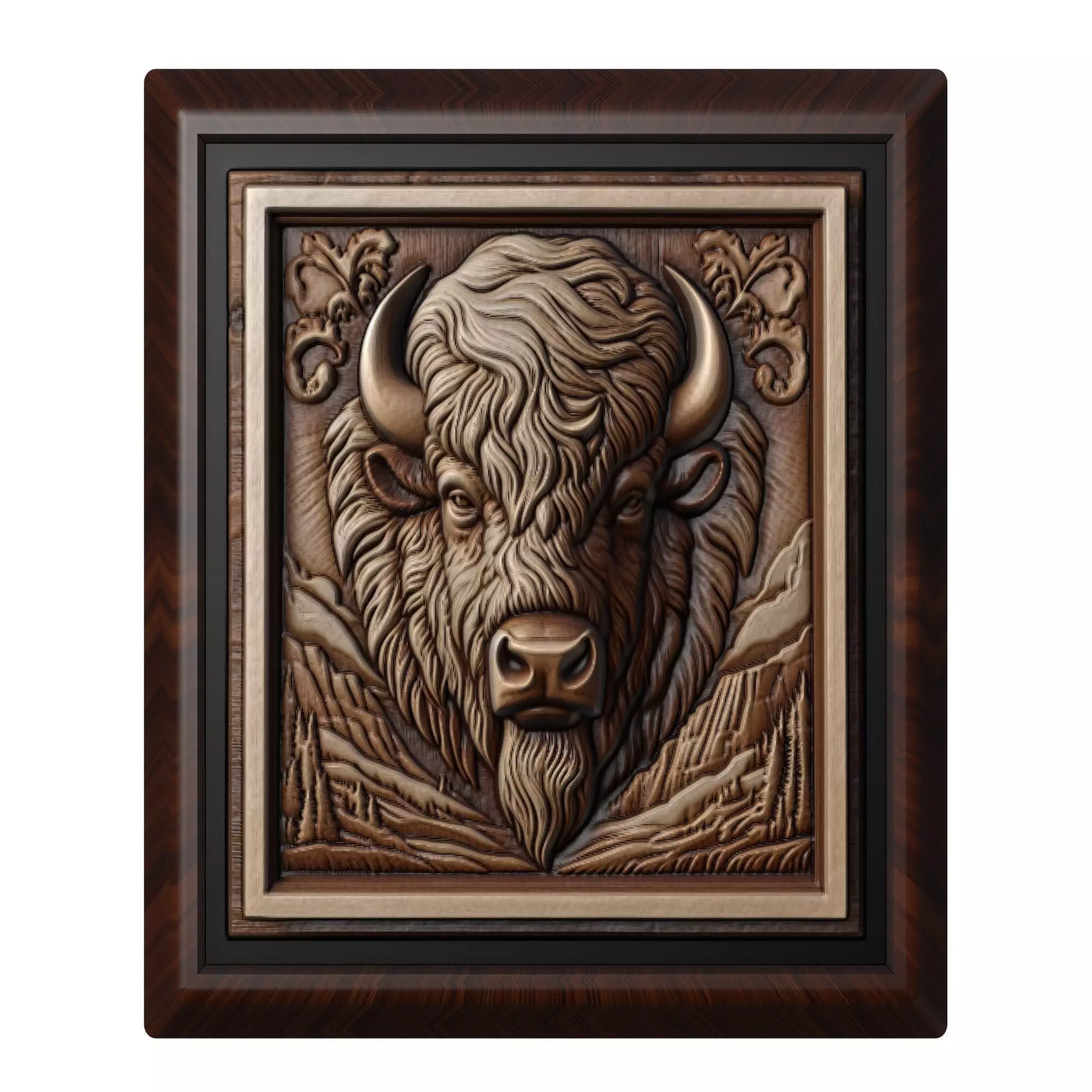 Bison Animal 3D print model_0