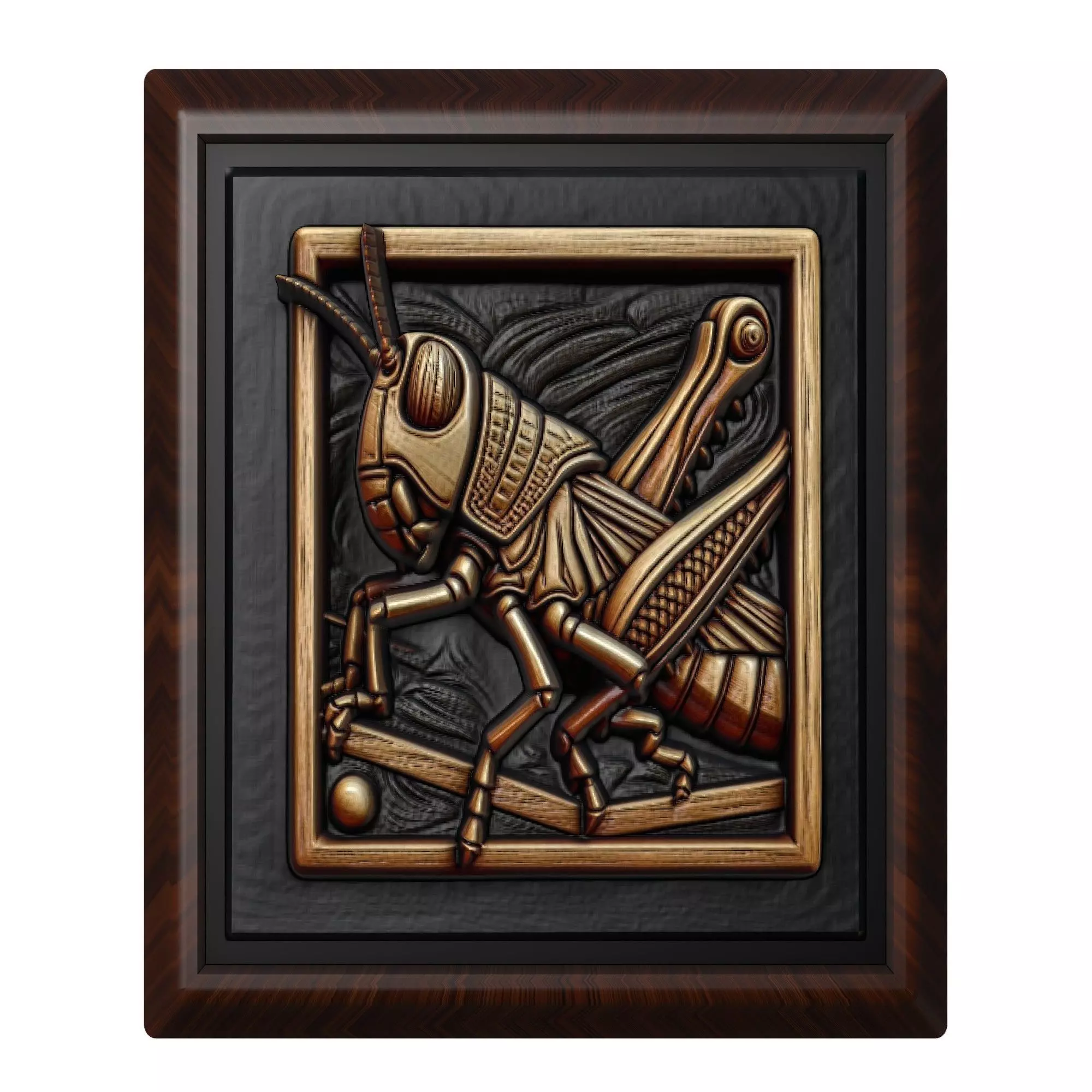 Grasshopper Animal 3D print model