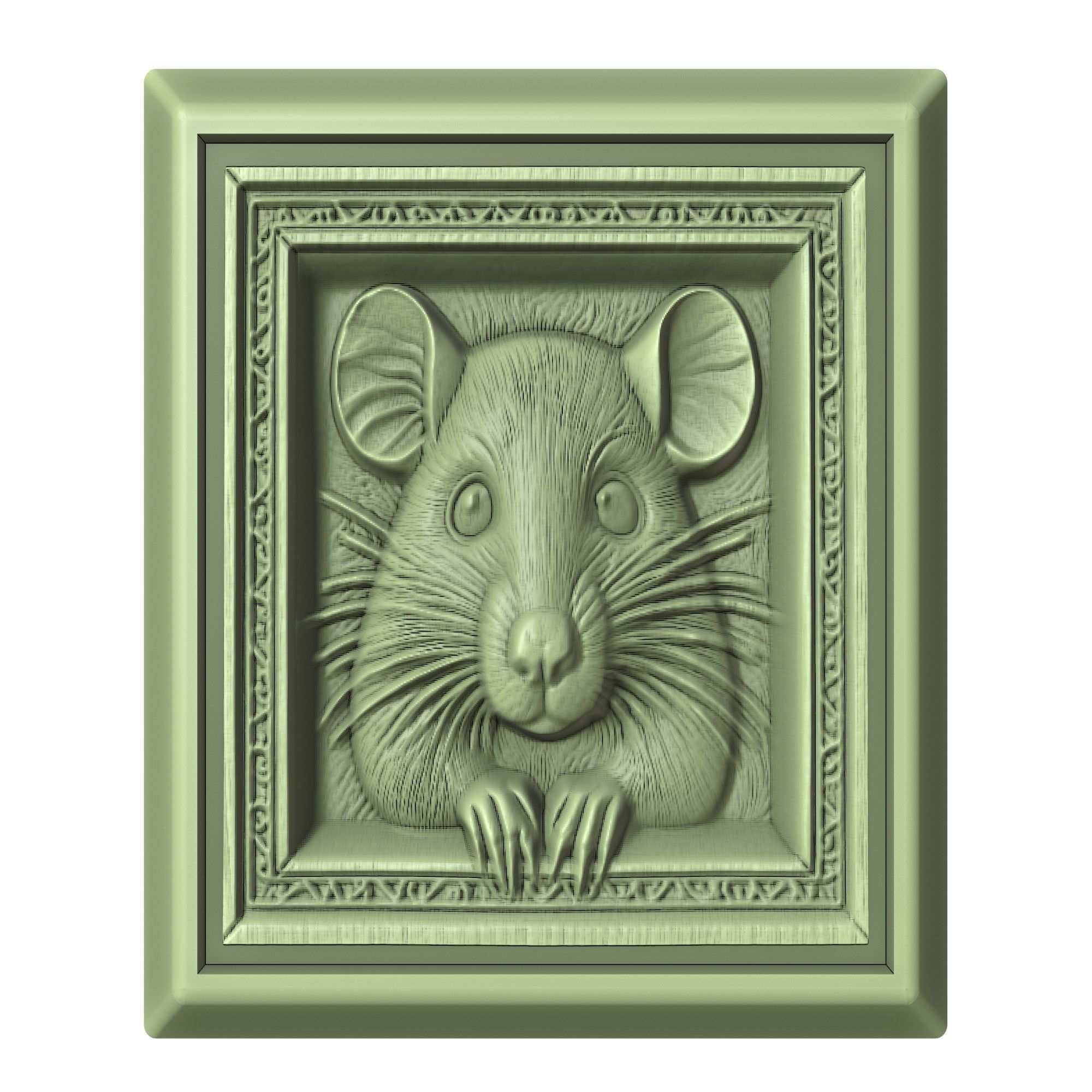 Rat Animal 3D print model_2