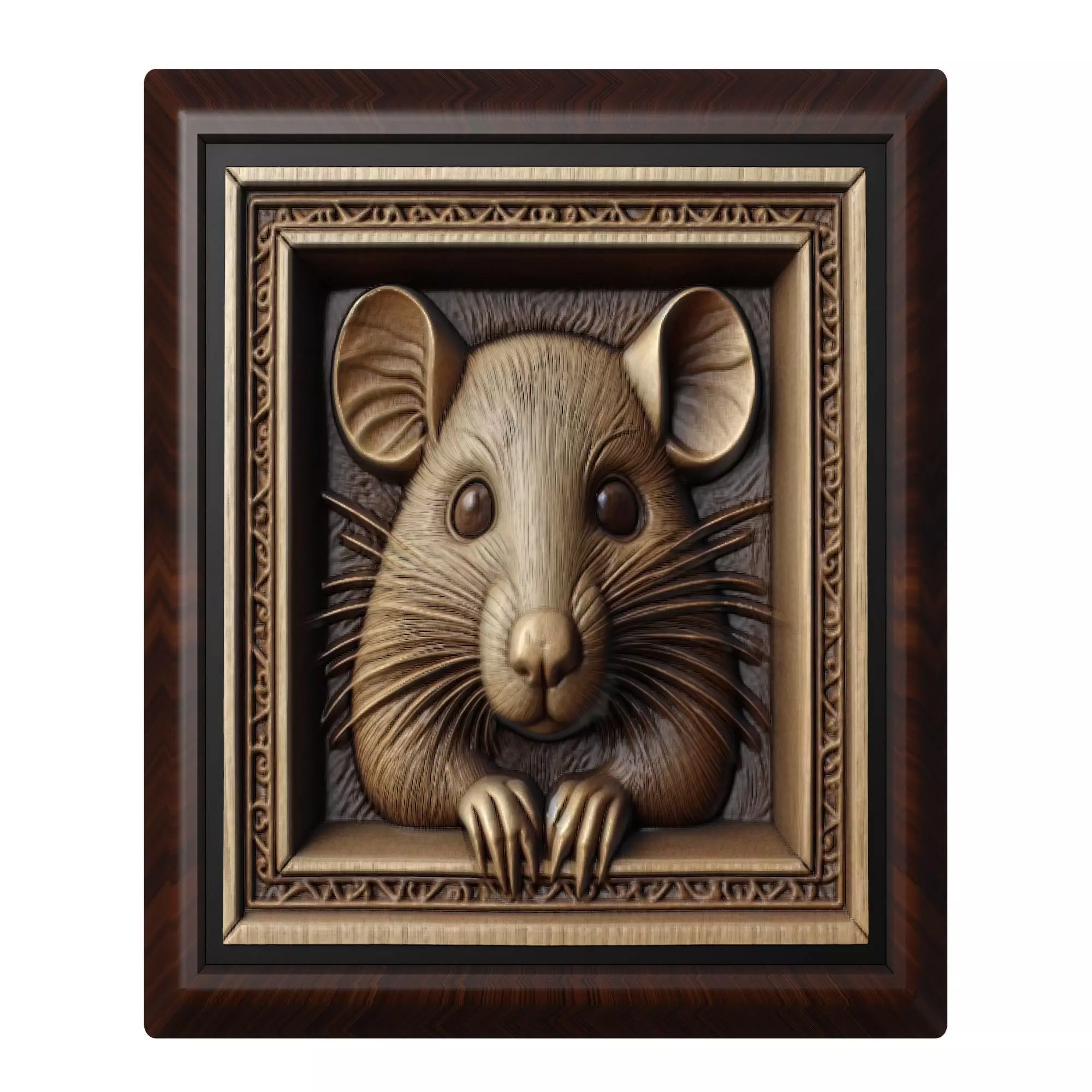 Rat Animal 3D print model_0