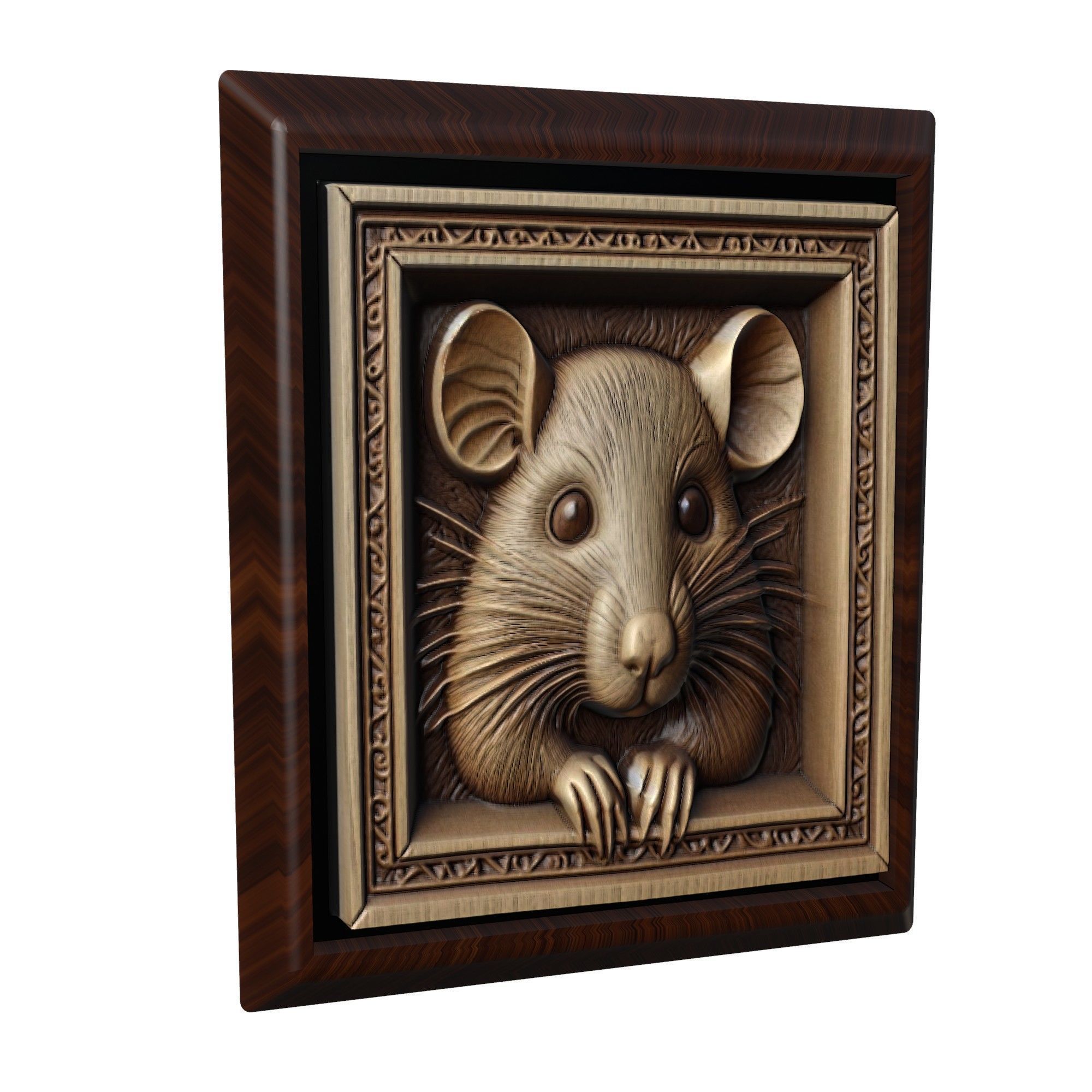 Rat Animal 3D print model_1