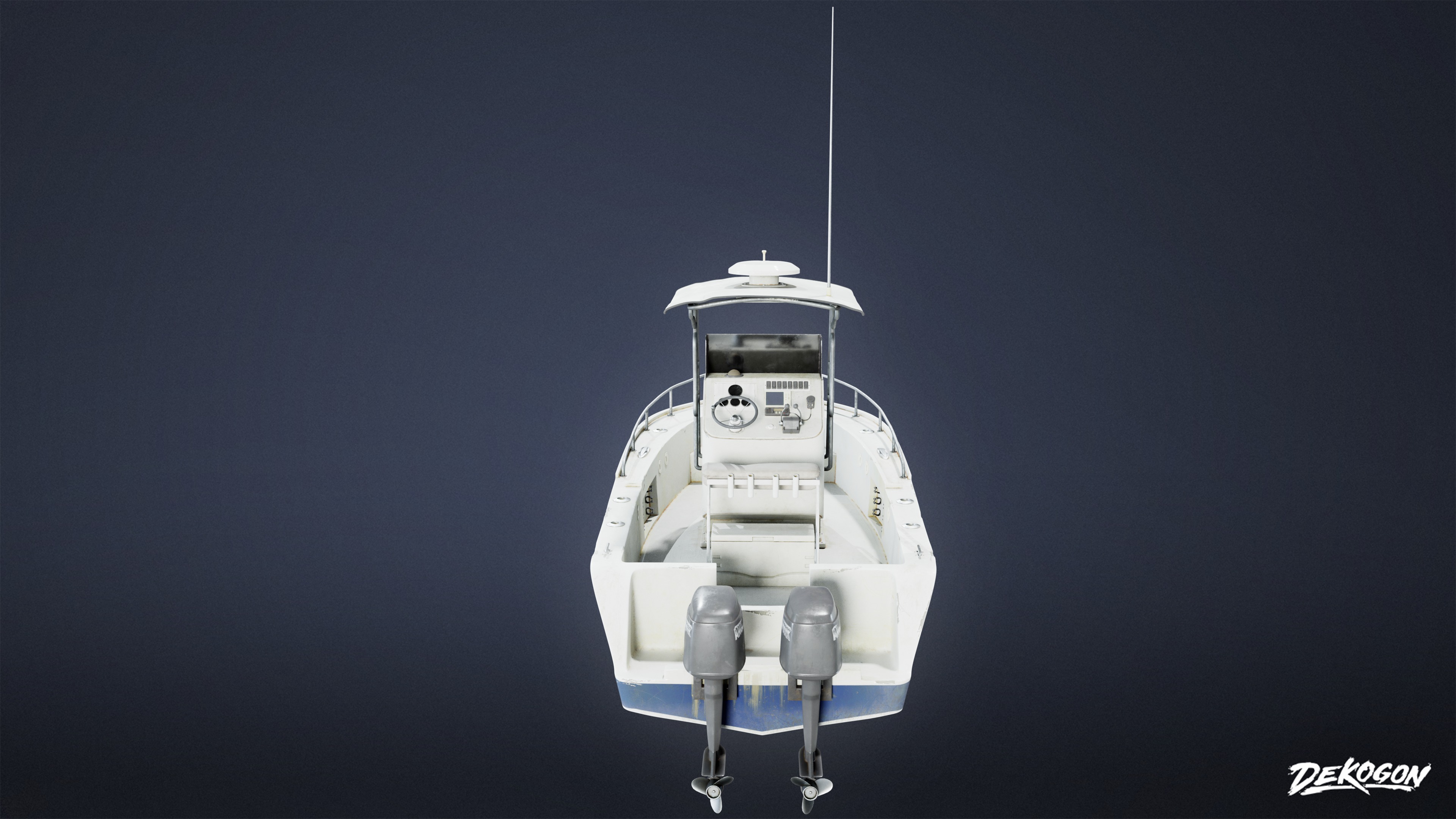 BOATYARD - Boat 20 - LOW POLY AND NANITE Low-poly 3D model_2