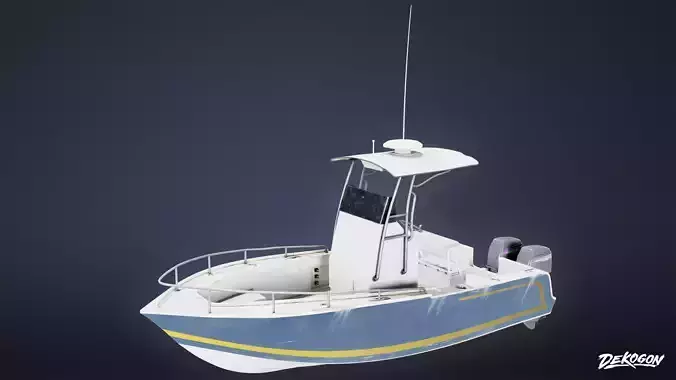 BOATYARD - Boat 20 - LOW POLY AND NANITE