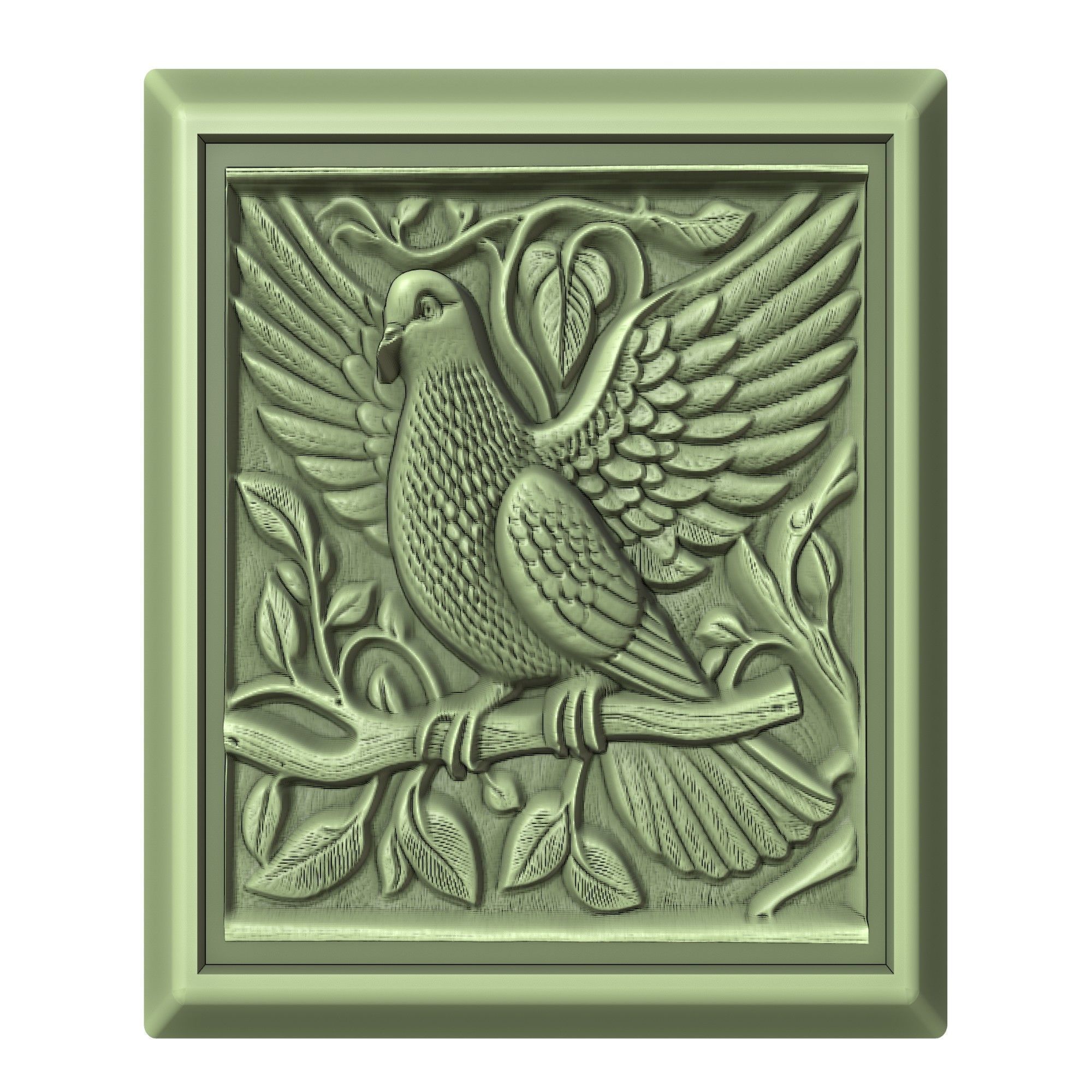 Pigeon Animal 3D print model_2