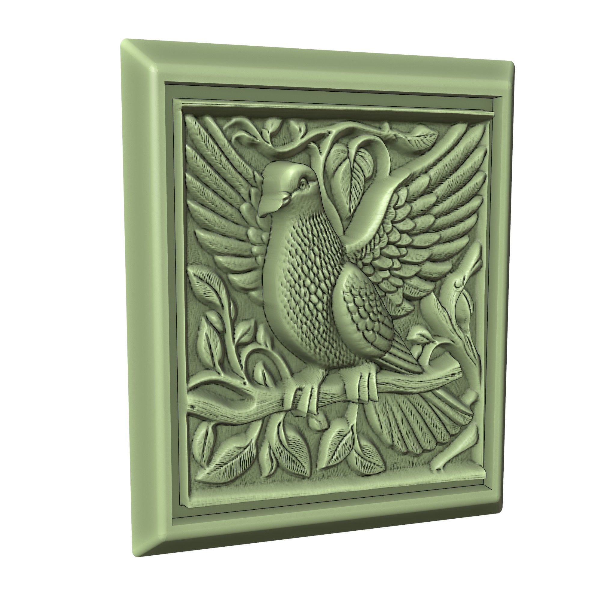 Pigeon Animal 3D print model_3