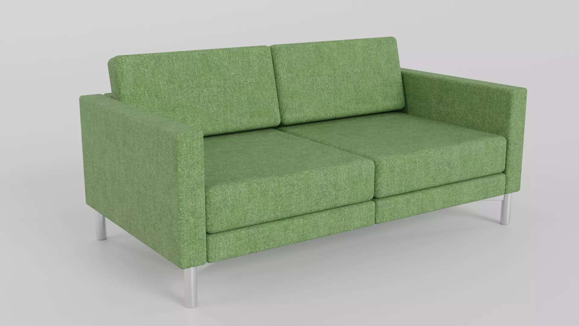 Two-Seater Sofa 3D model_0