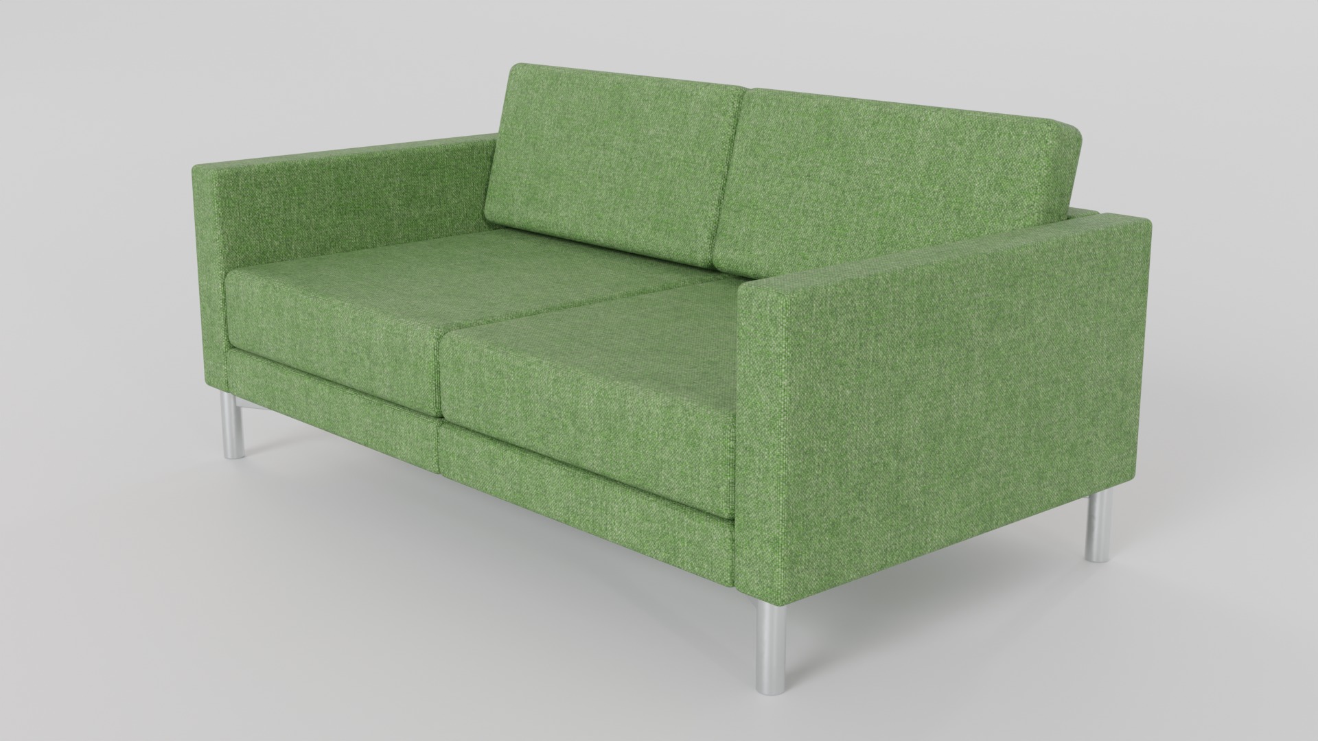 Two-Seater Sofa 3D model_2