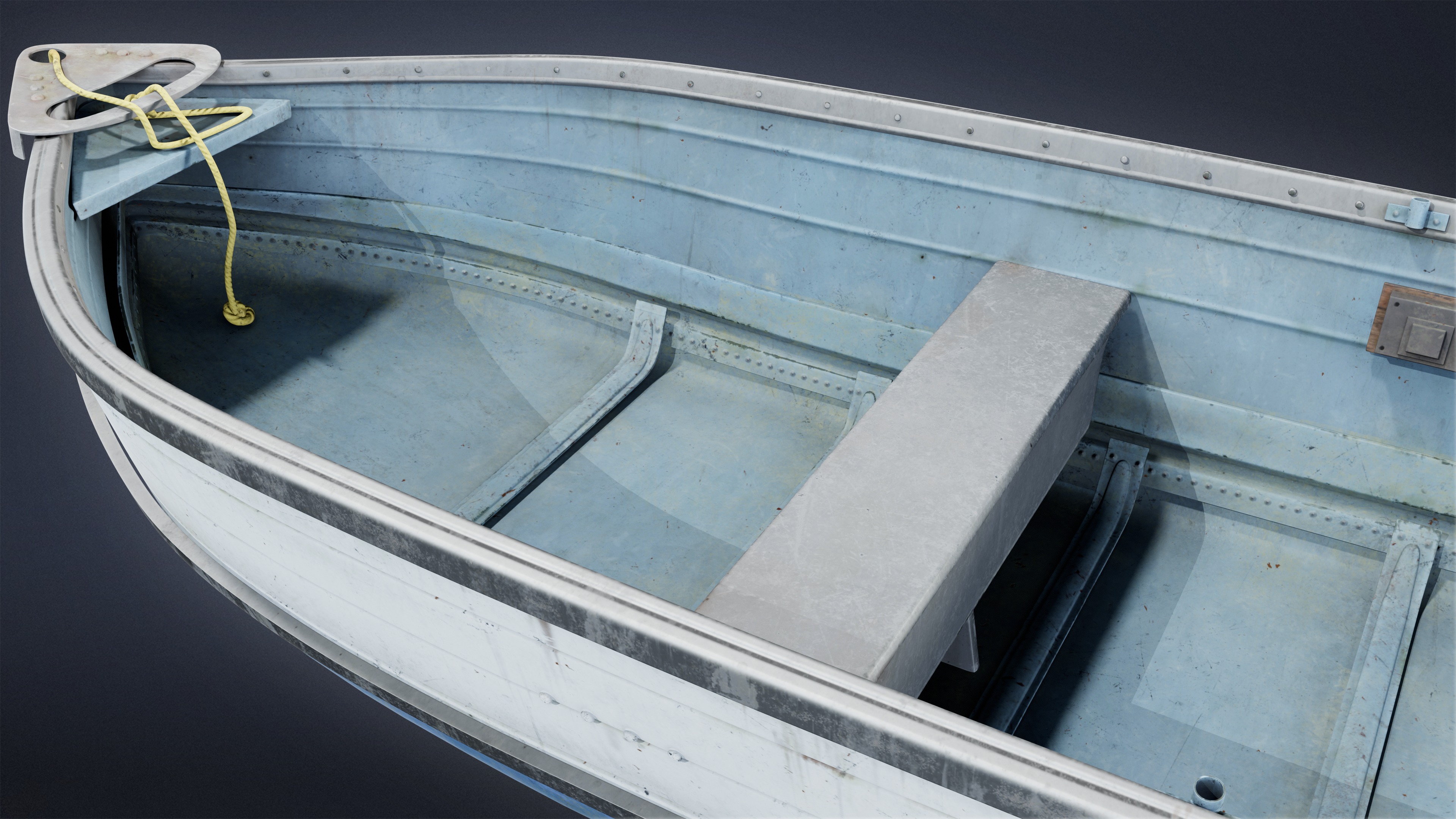 BOATYARD - Boat 21 - LOW POLY AND NANITE Low-poly 3D model_5
