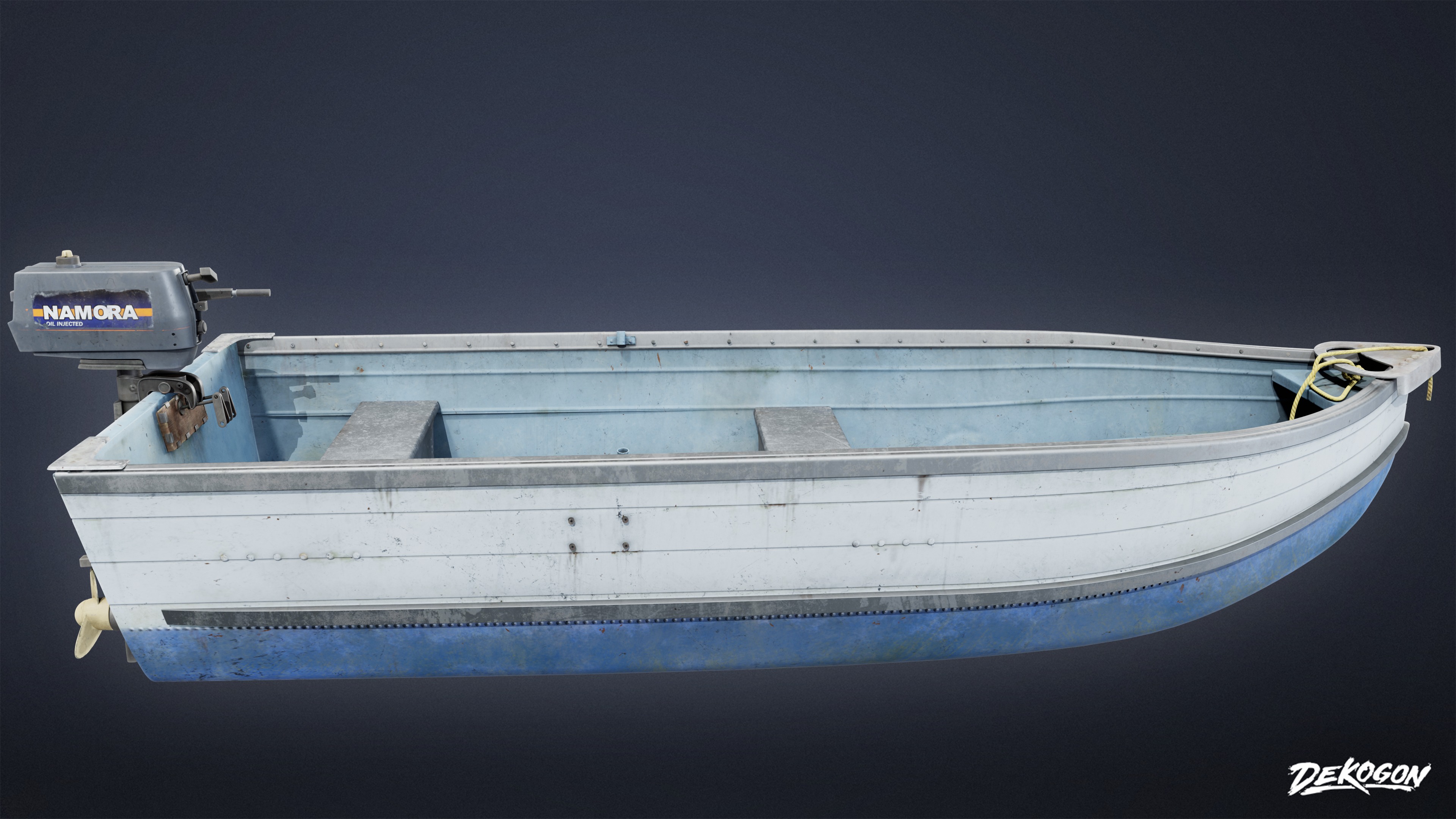 BOATYARD - Boat 21 - LOW POLY AND NANITE Low-poly 3D model_1