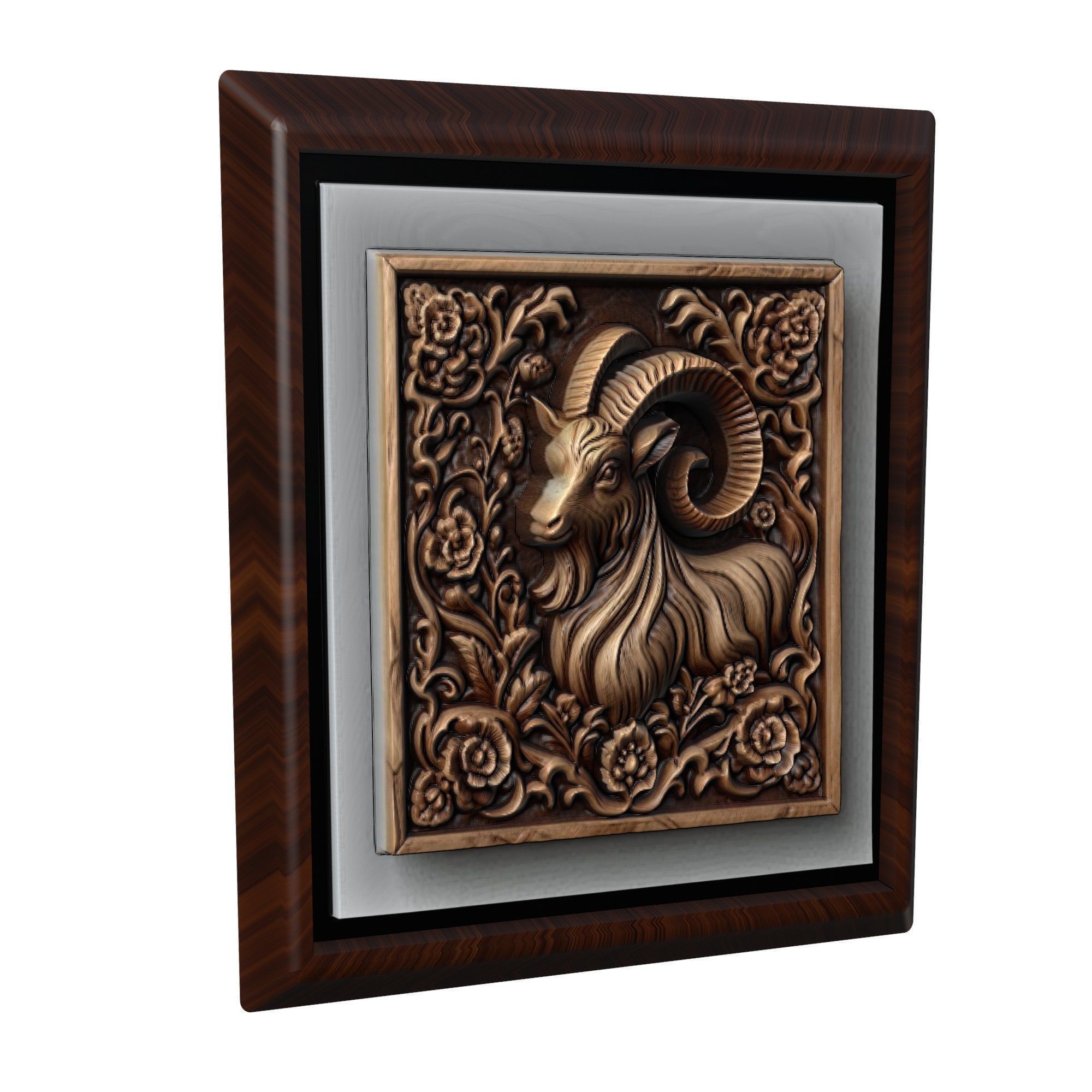 Goat Animal 3D print model_1