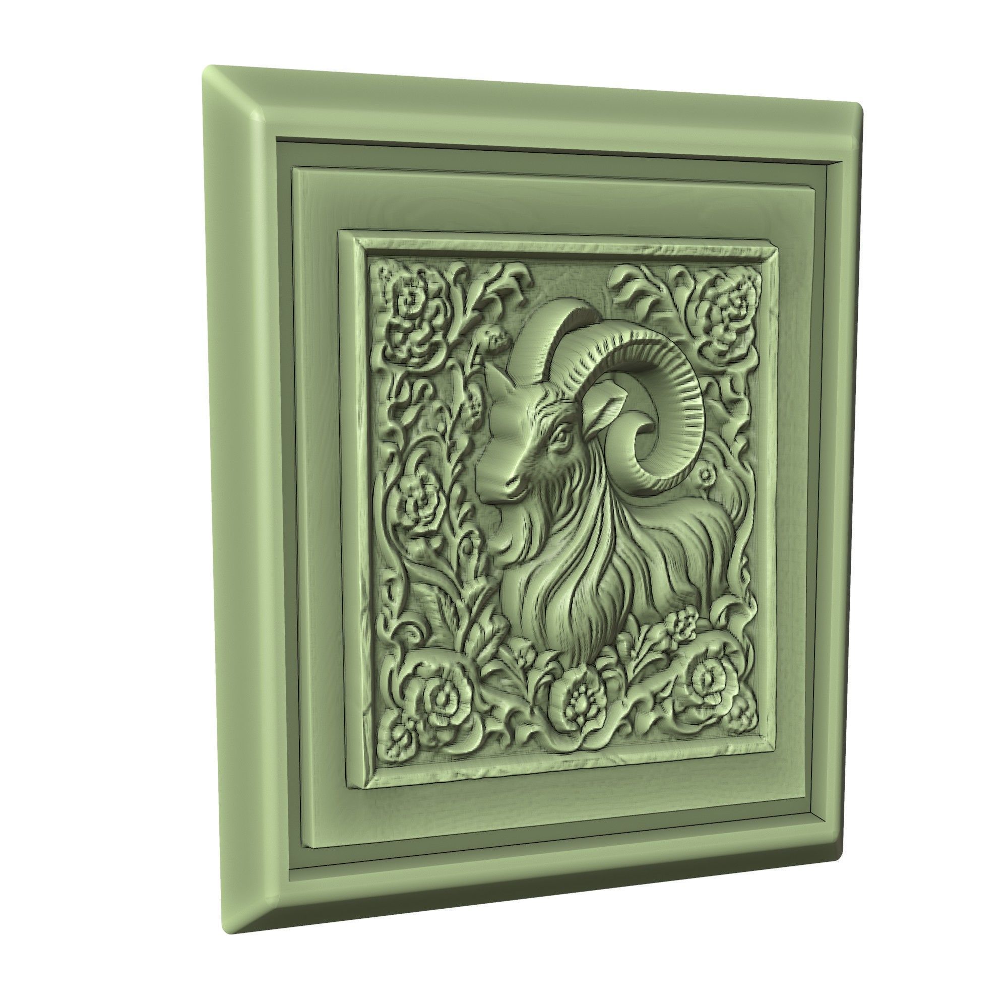 Goat Animal 3D print model_3