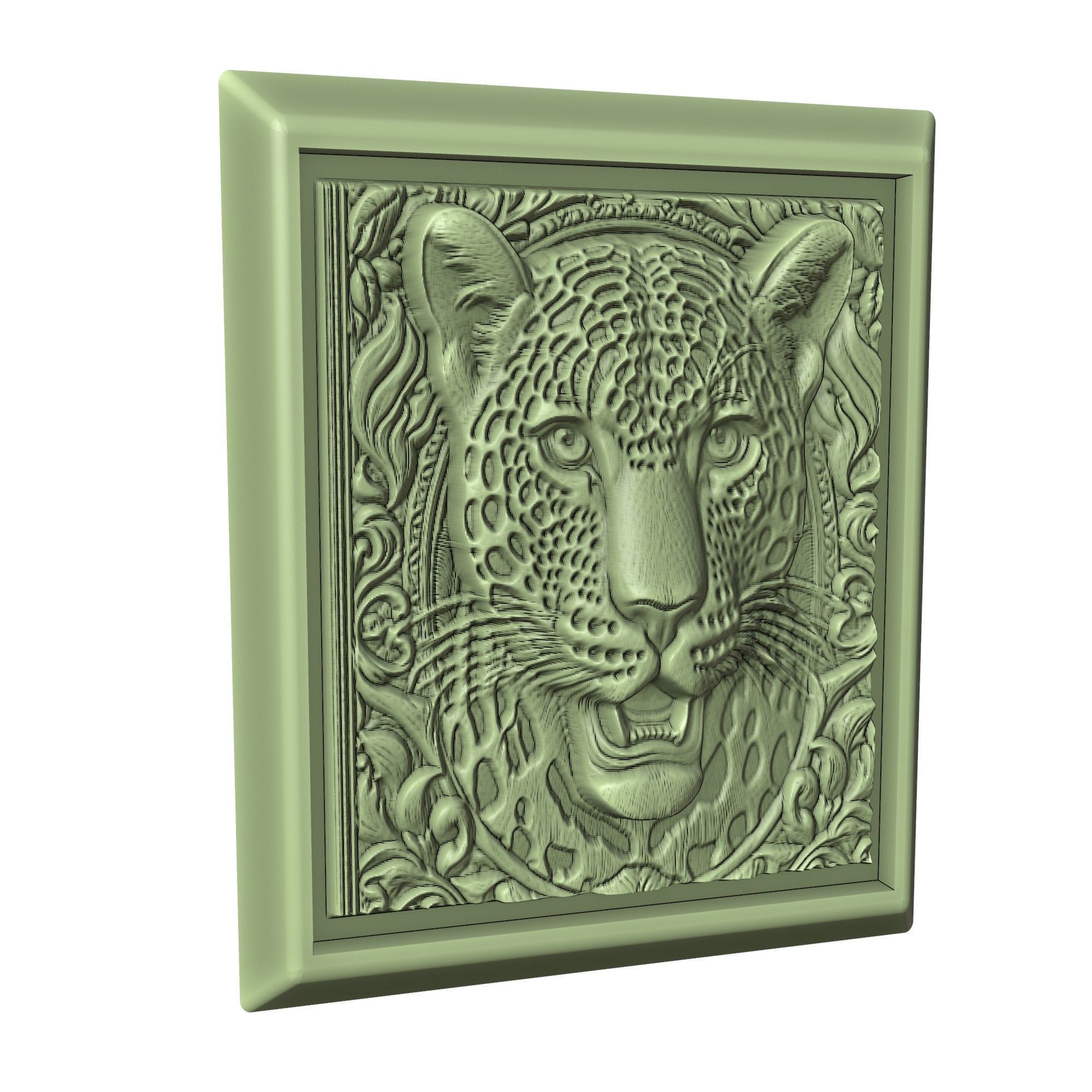 Leopard Animal 3D print model_3