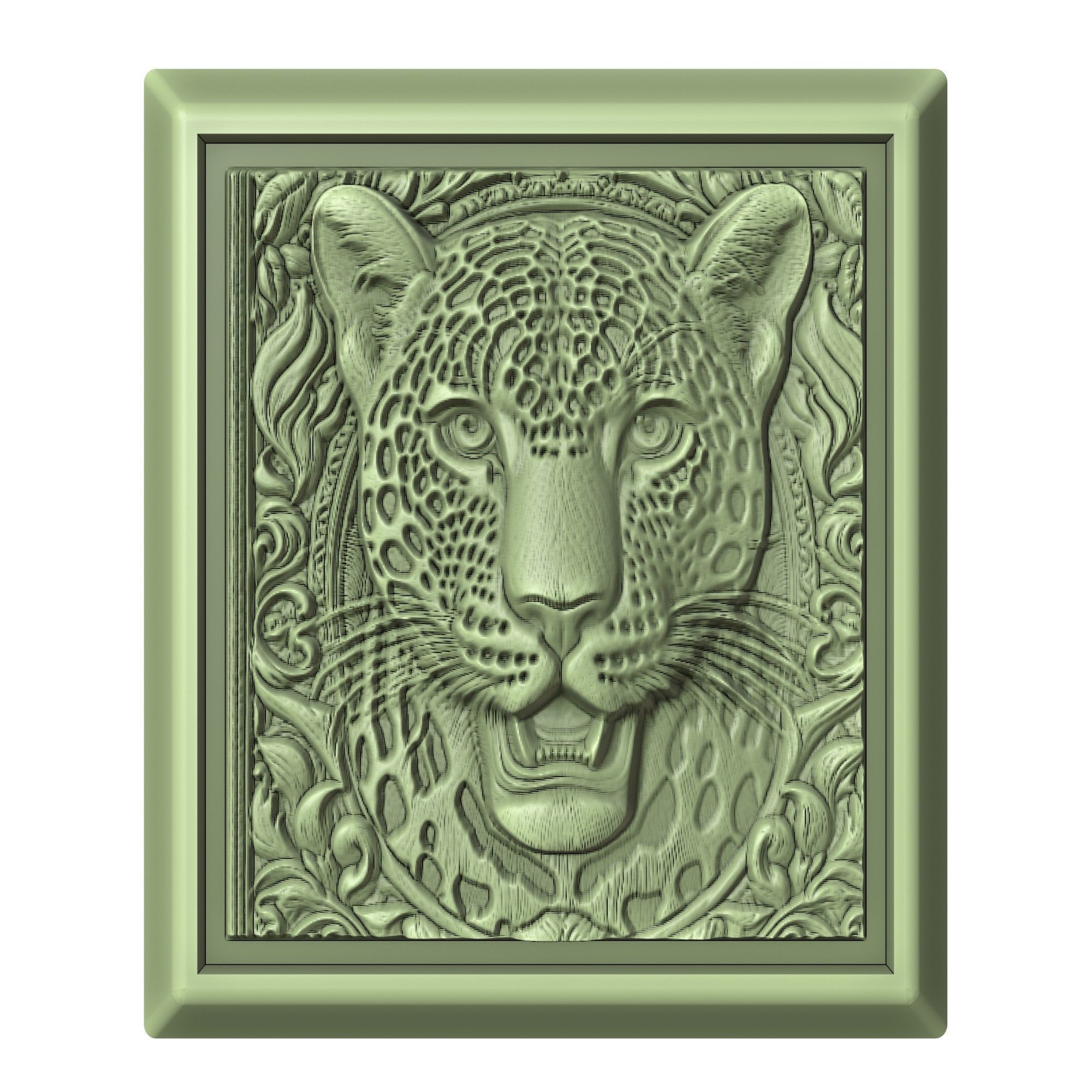 Leopard Animal 3D print model_2