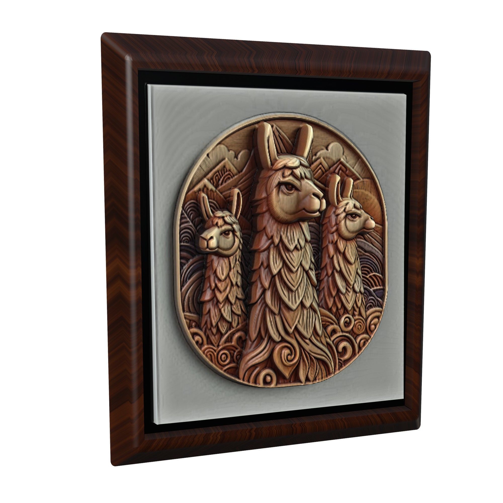 Llama Animal 3D print model_1