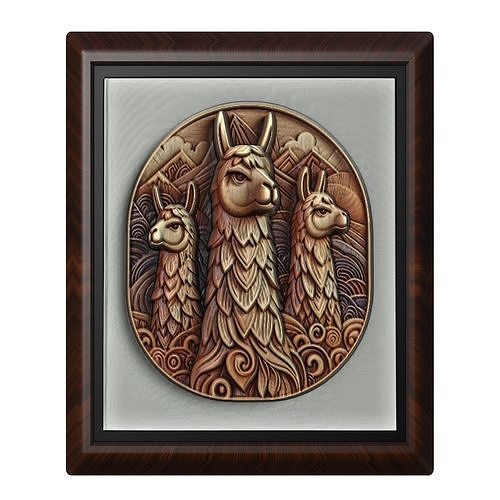 Llama Animal 3D print model