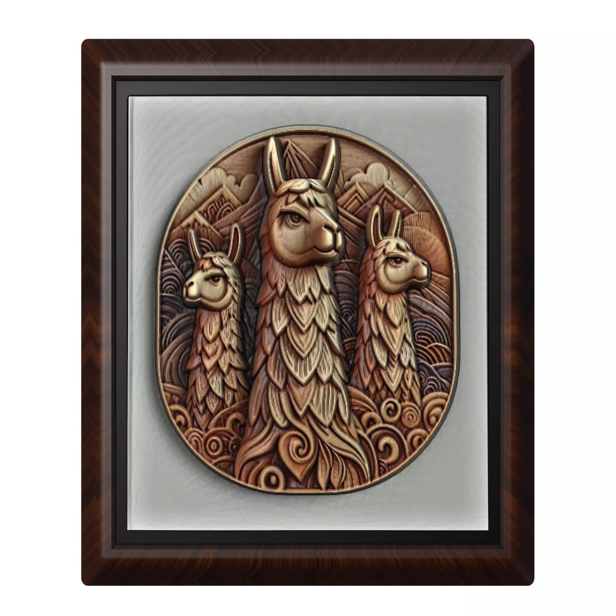 Llama Animal 3D print model_0