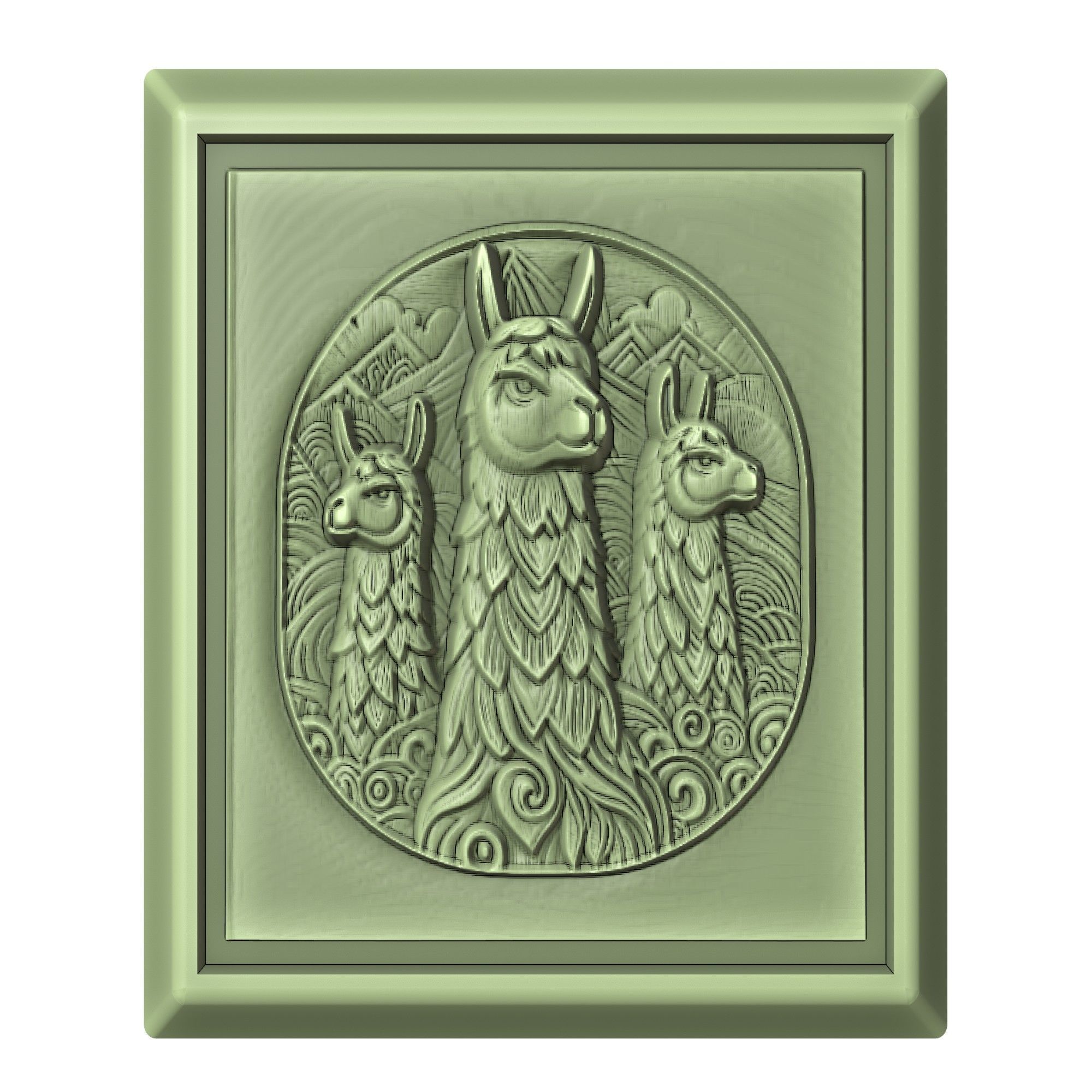 Llama Animal 3D print model_2