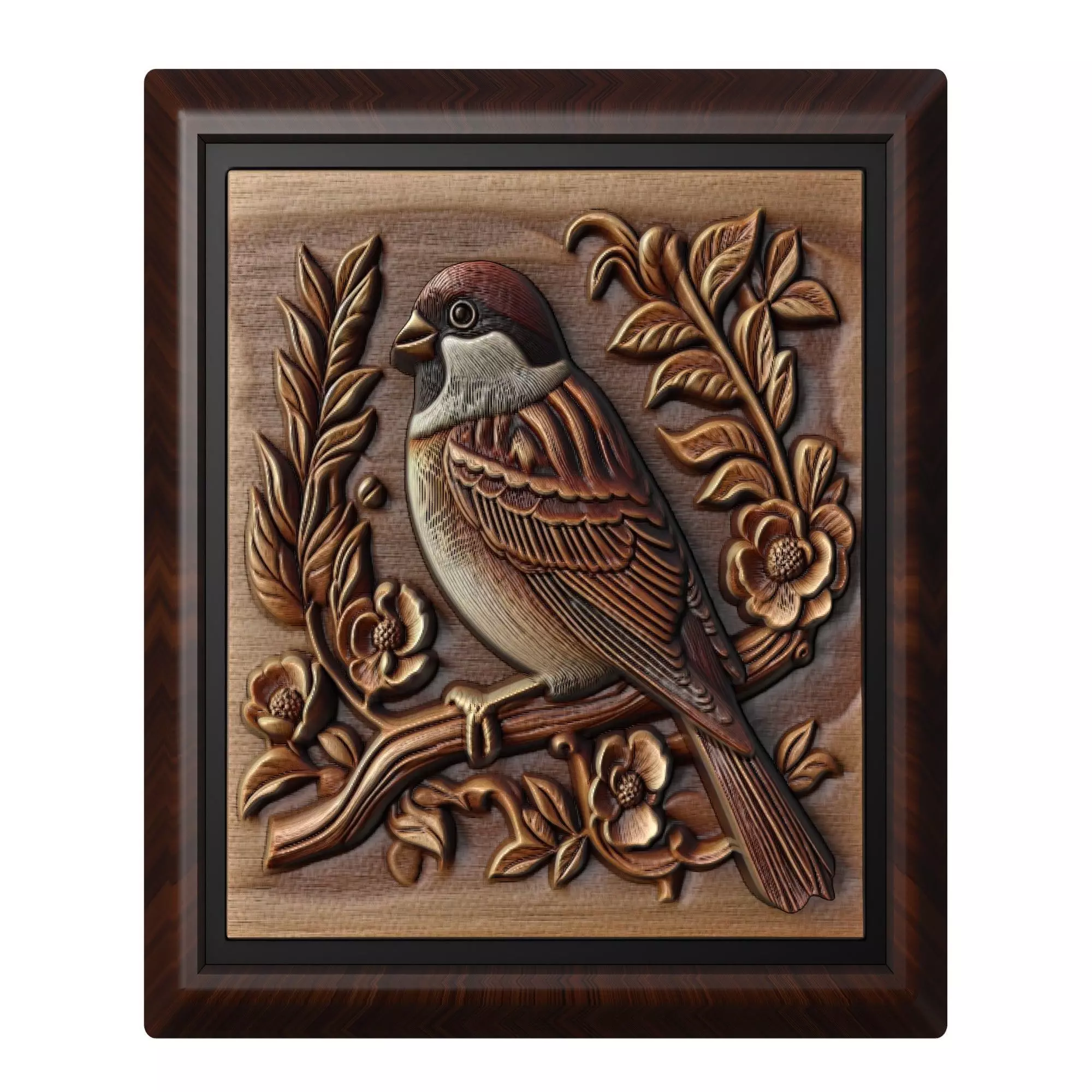 Sparrow Animal 3D print model_0