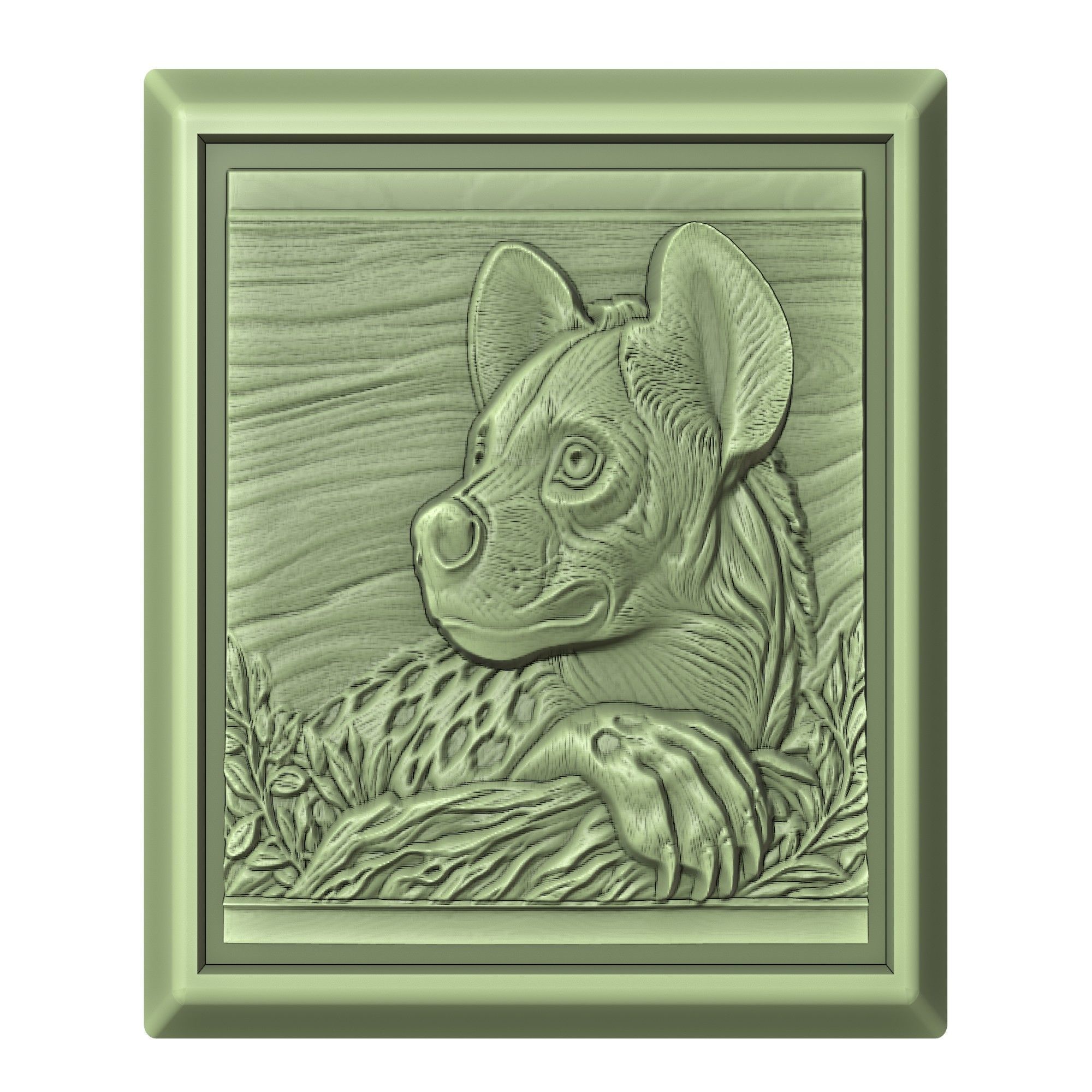 Hyena Animal 3D print model_2