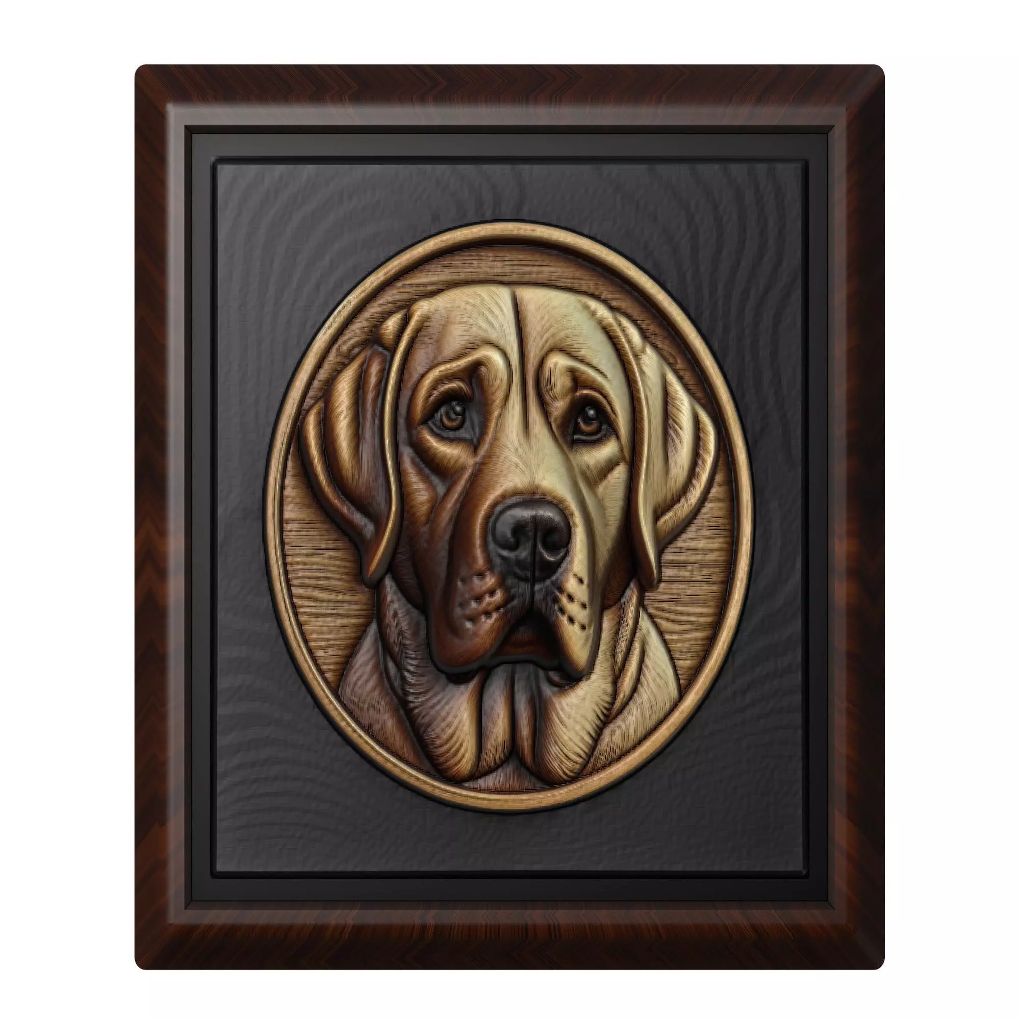Dog Labrador Retriever Animal 3D print model