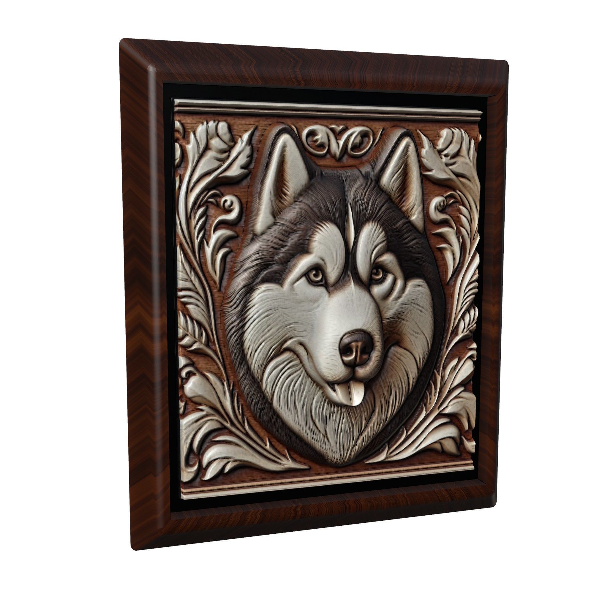 Dog Siberian Husky Animal 3D print model_1